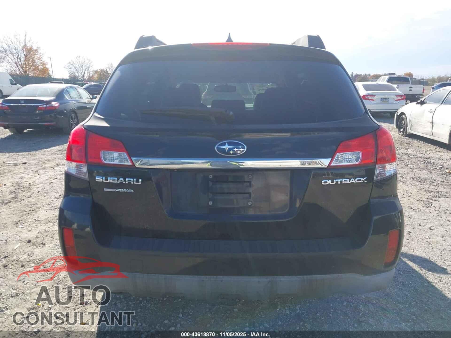 SUBARU OUTBACK 2011 - 4S4BRCLC5B3416144