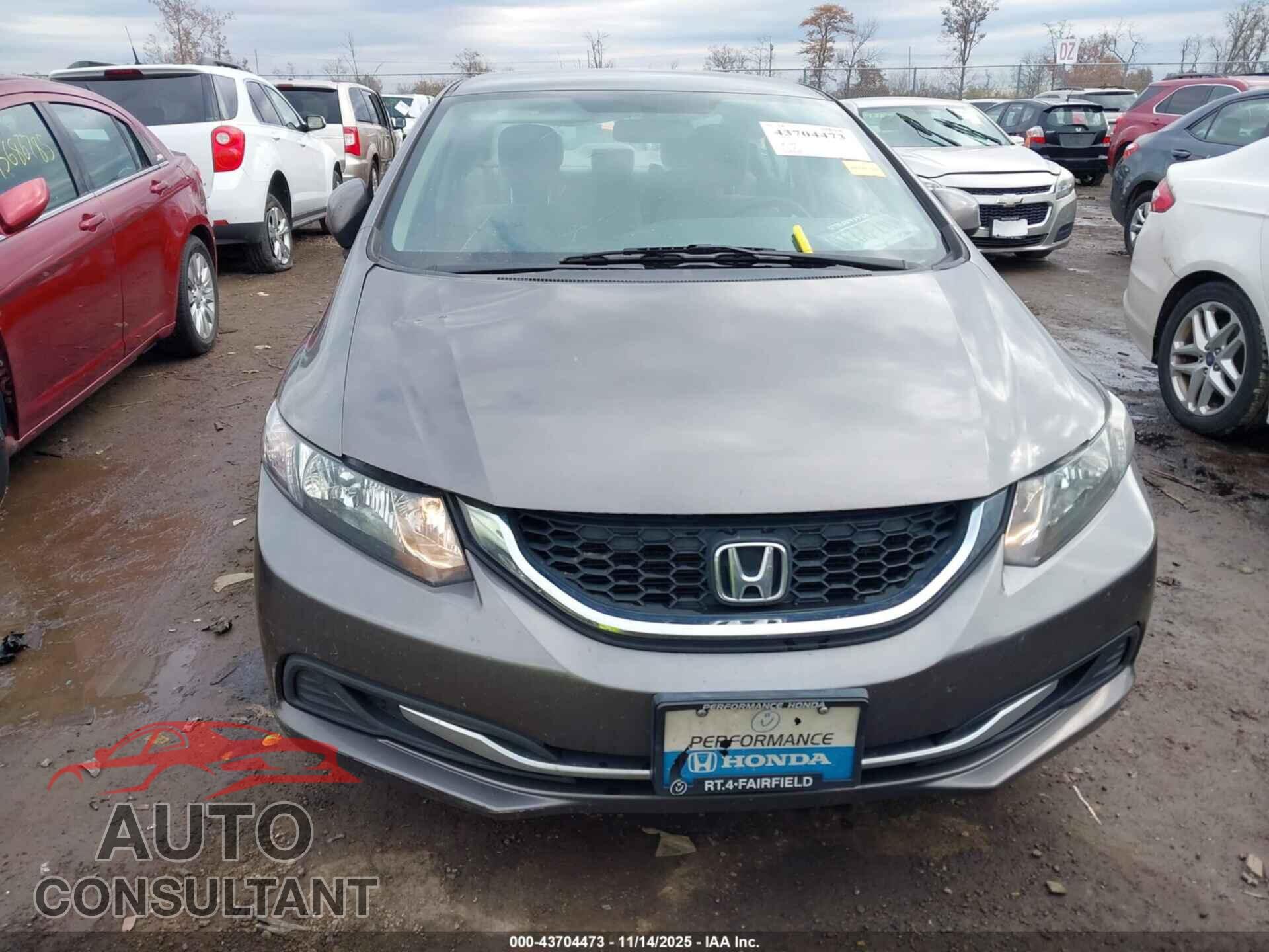HONDA CIVIC 2013 - 19XFB2F54DE044681