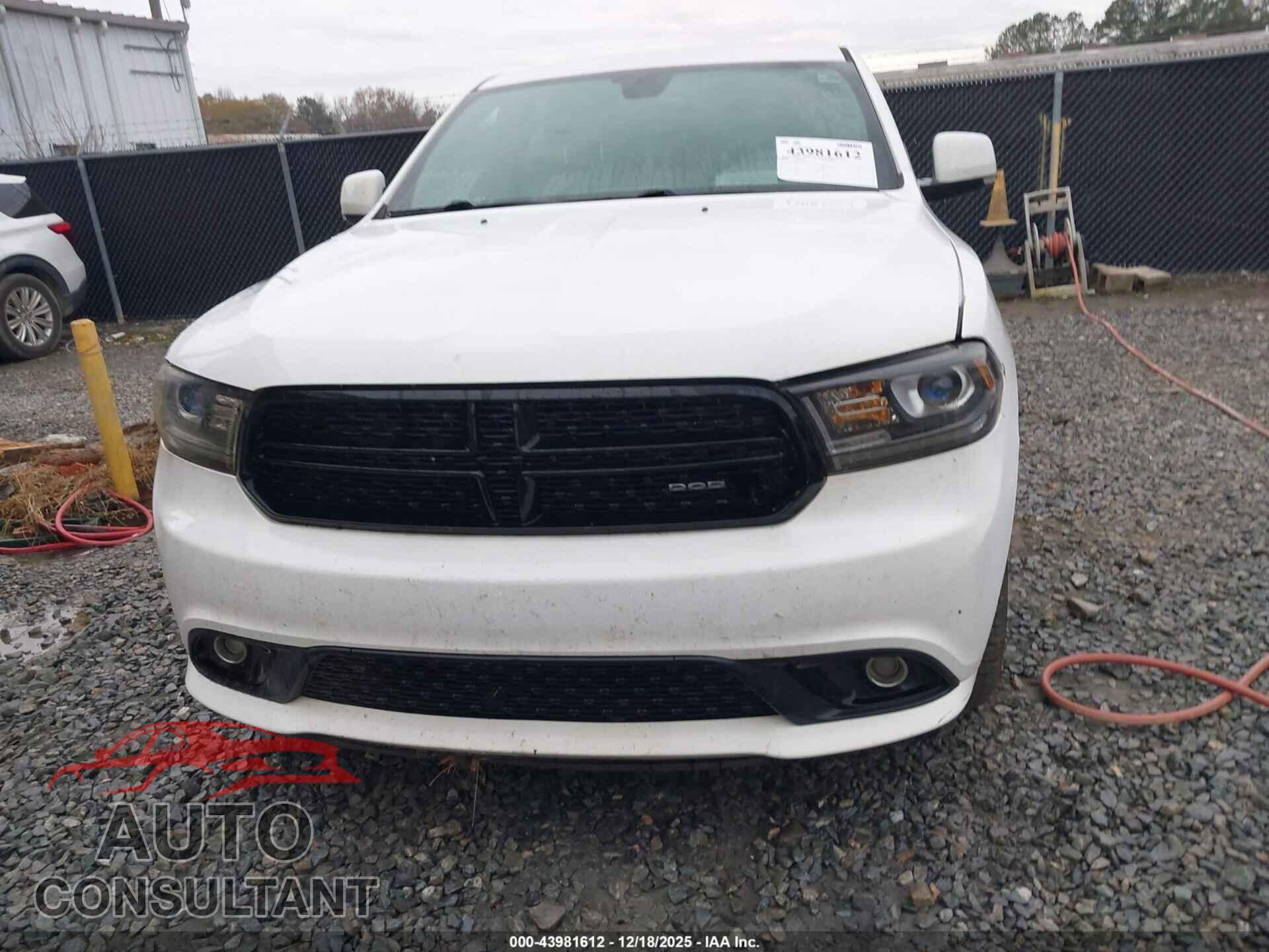 DODGE DURANGO 2017 - 1C4RDHDG3HC814171