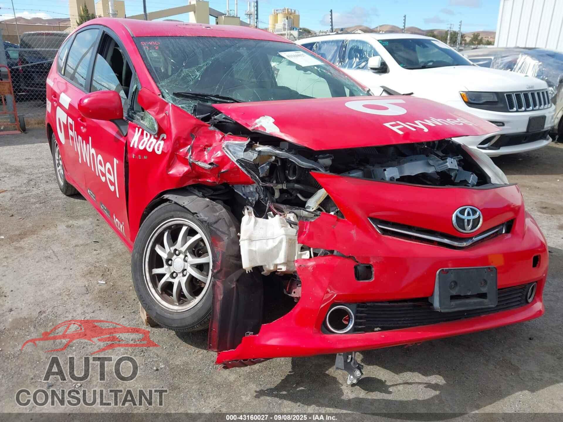 TOYOTA PRIUS V 2012 - JTDZN3EU7C3128423