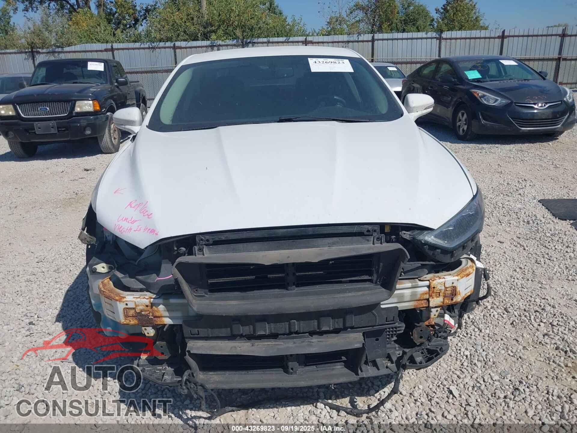 FORD FUSION 2017 - 3FA6P0K97HR208041