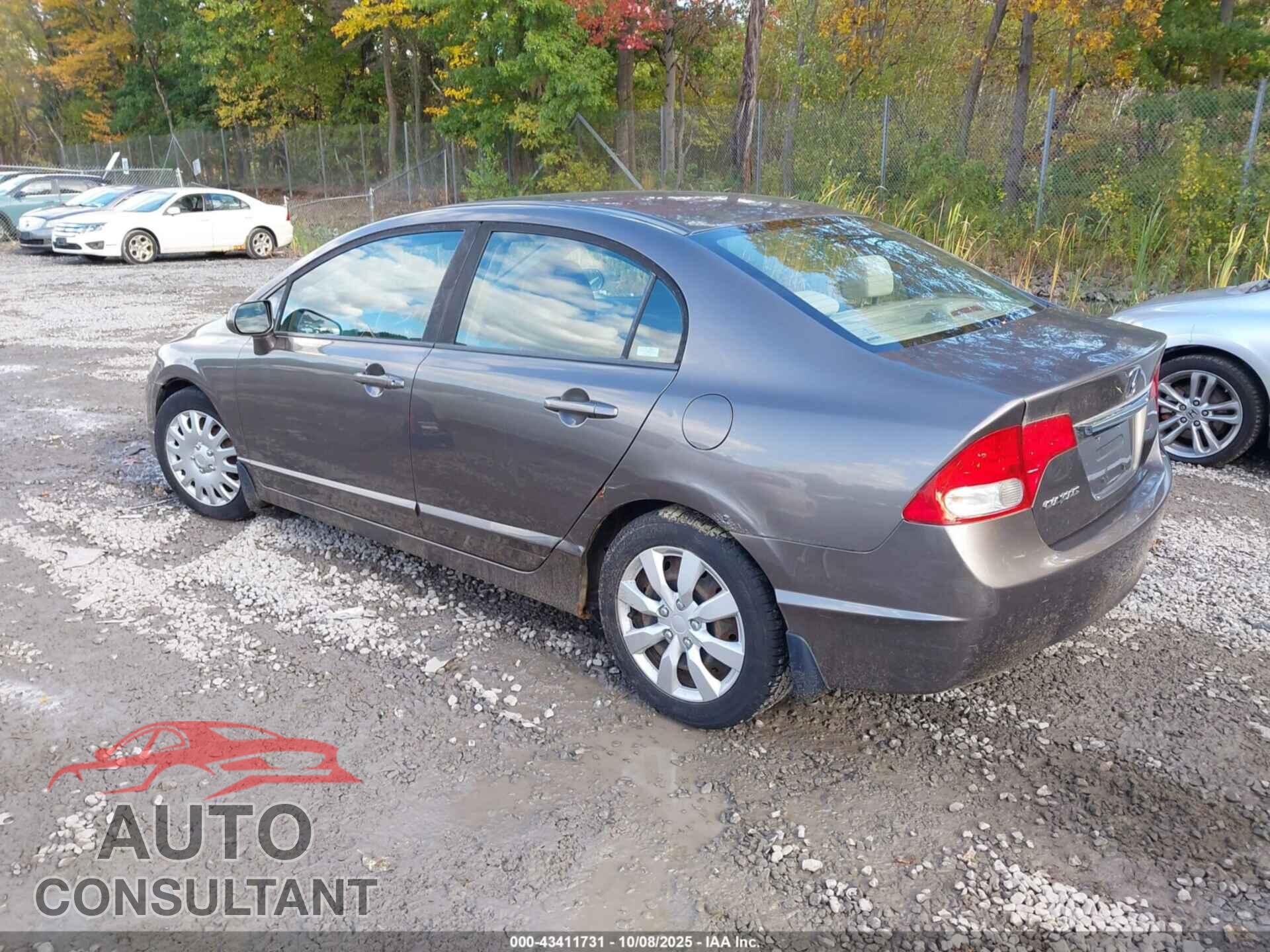 HONDA CIVIC 2009 - 19XFA16569E015512