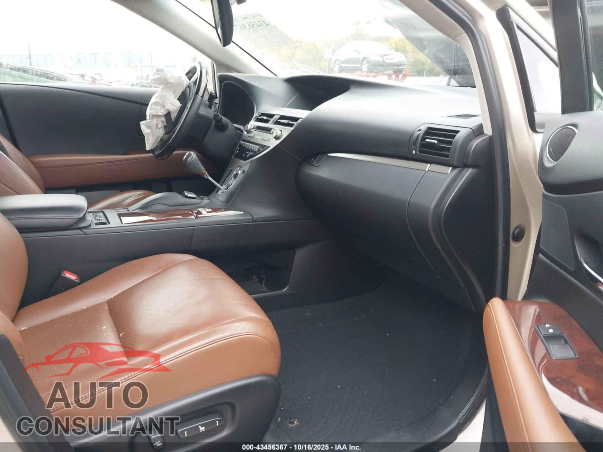 LEXUS RX 350 2015 - 2T2BK1BAXFC310875