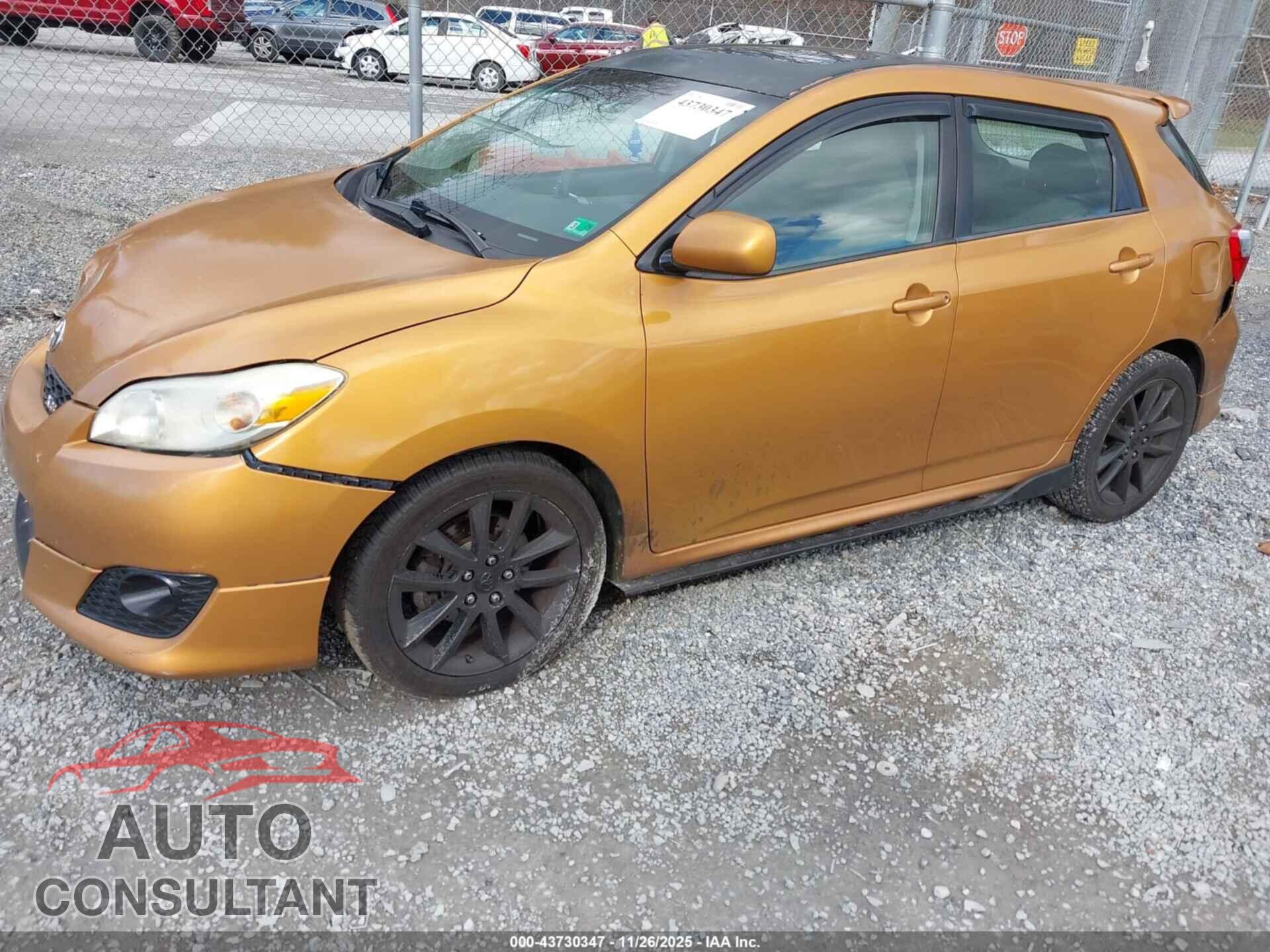 TOYOTA MATRIX 2009 - 2T1GE40E79C001703