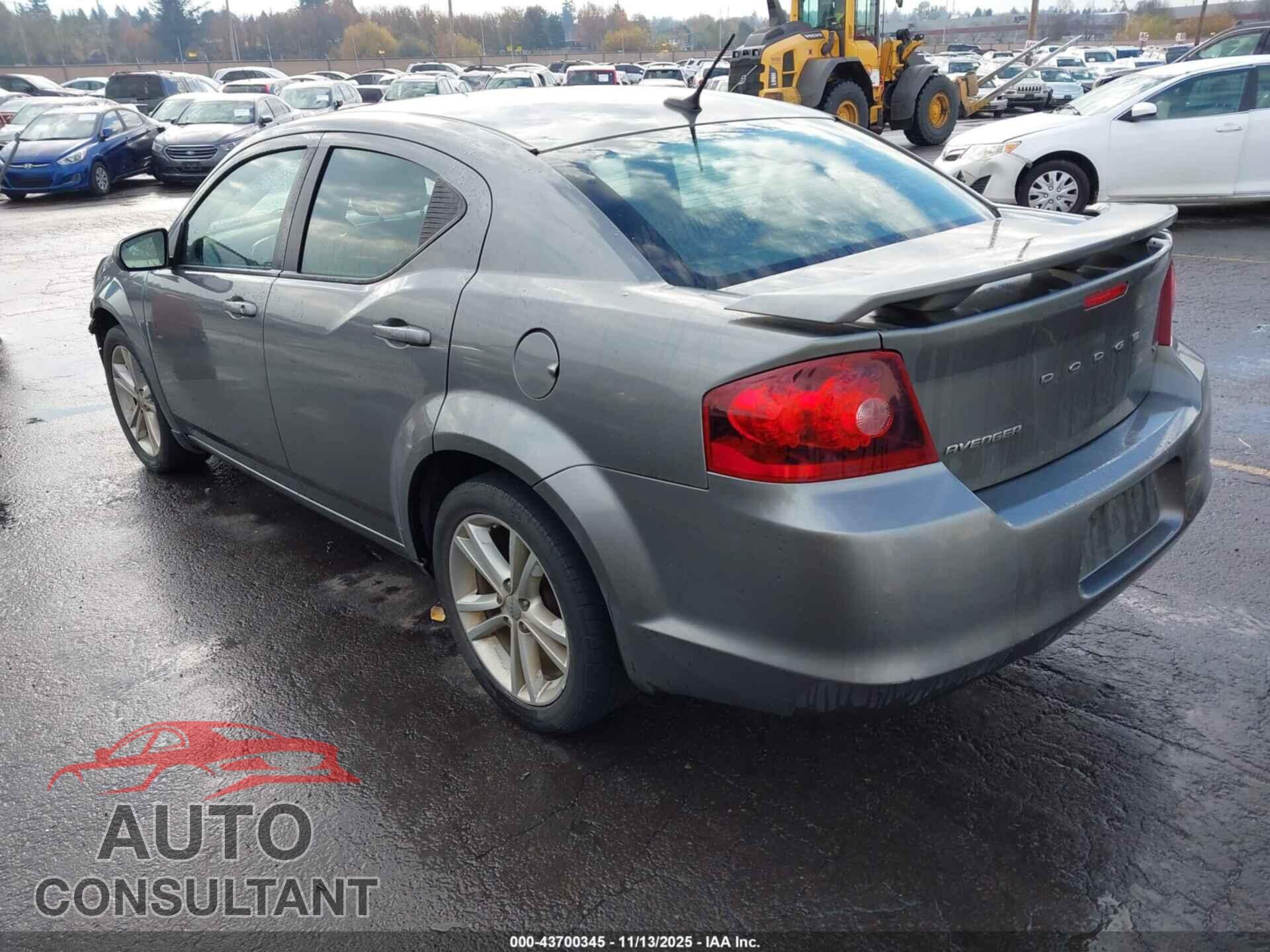 DODGE AVENGER 2013 - 1C3CDZCB5DN669011