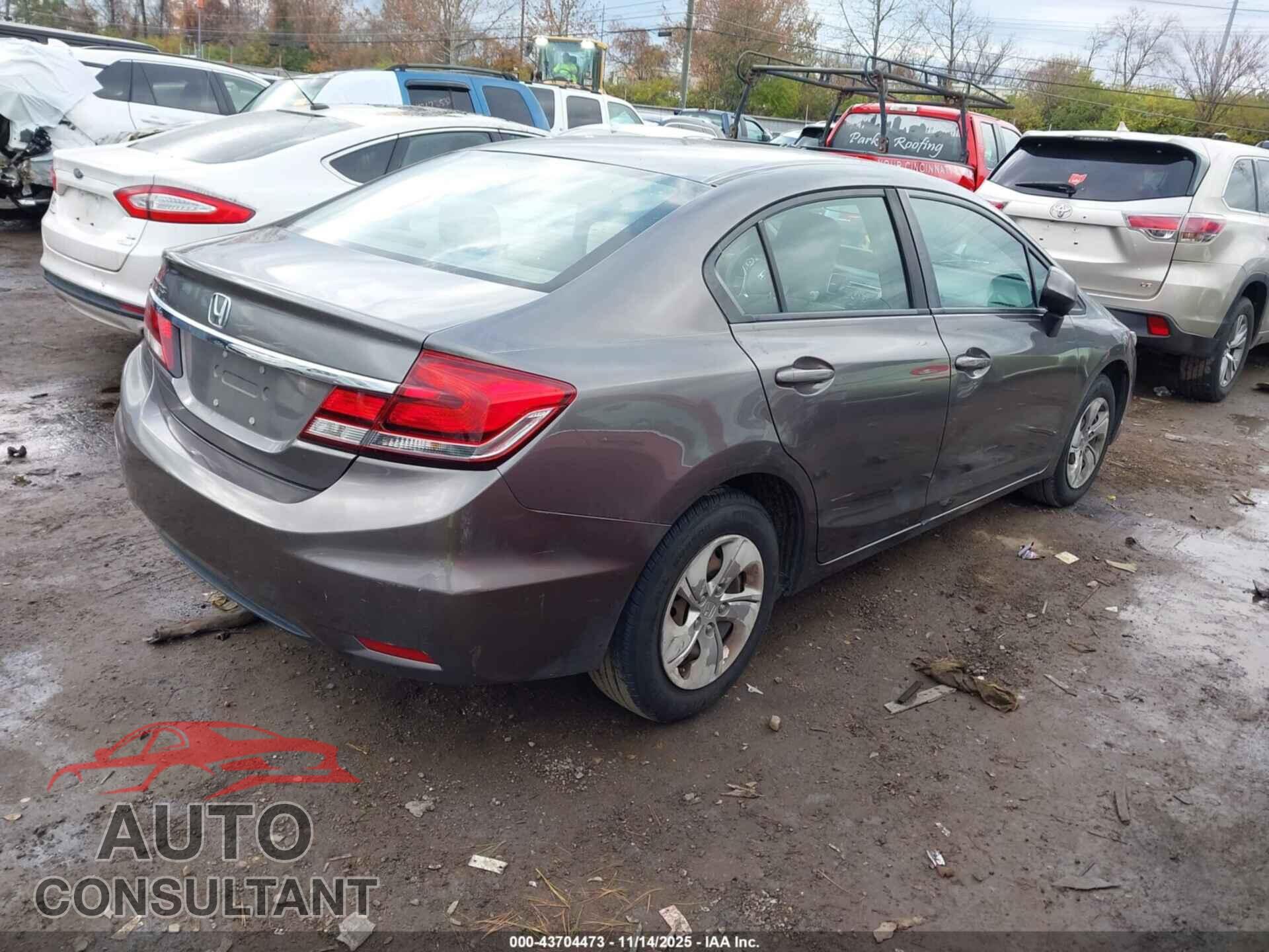 HONDA CIVIC 2013 - 19XFB2F54DE044681