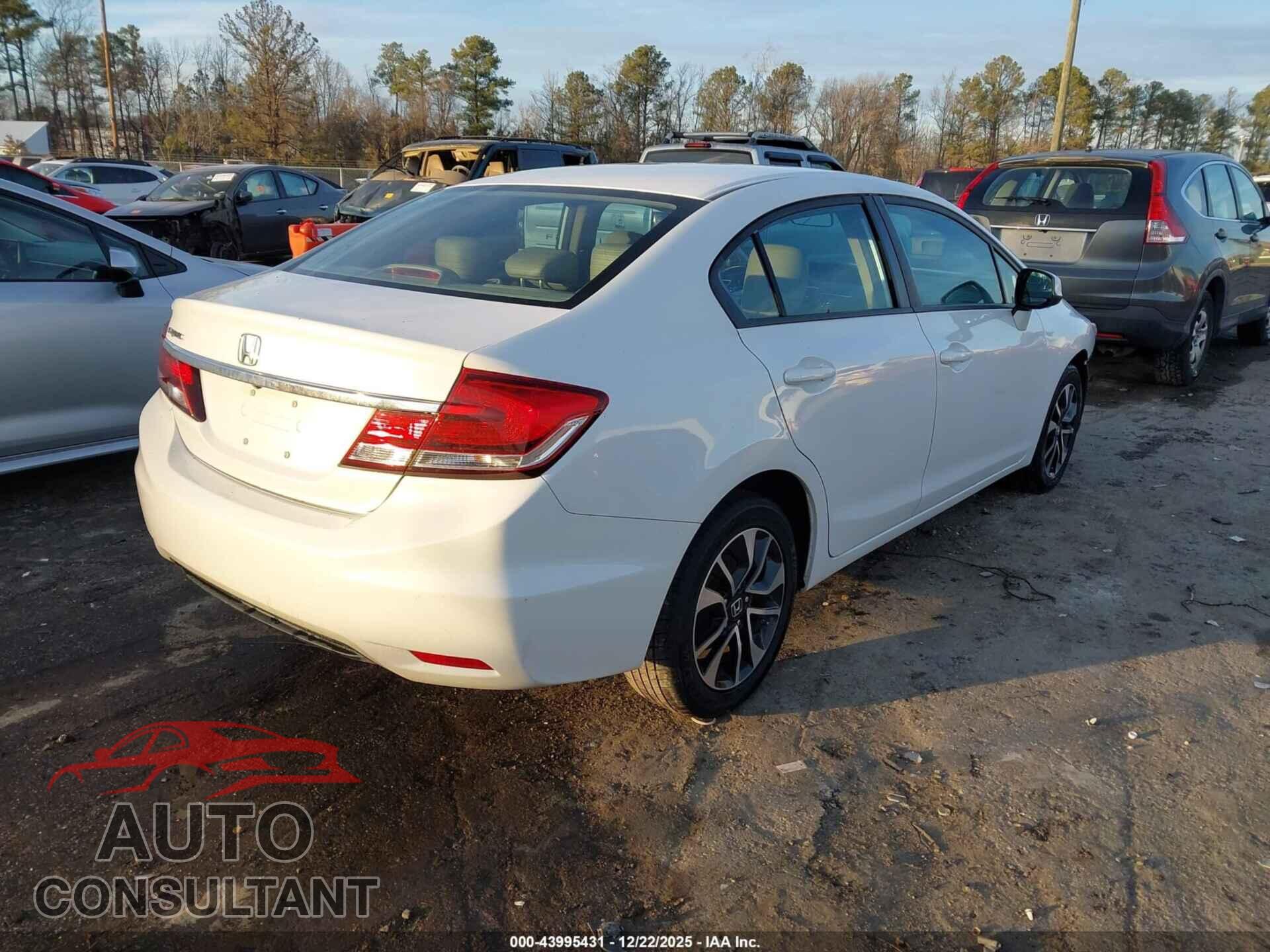 HONDA CIVIC 2013 - 19XFB2F90DE082136