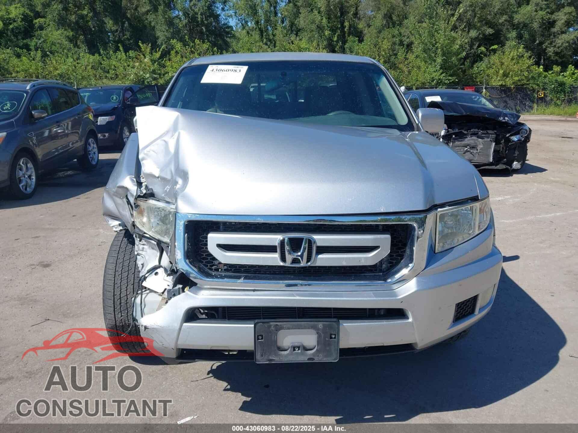 HONDA RIDGELINE 2011 - 5FPYK1F42BB451665