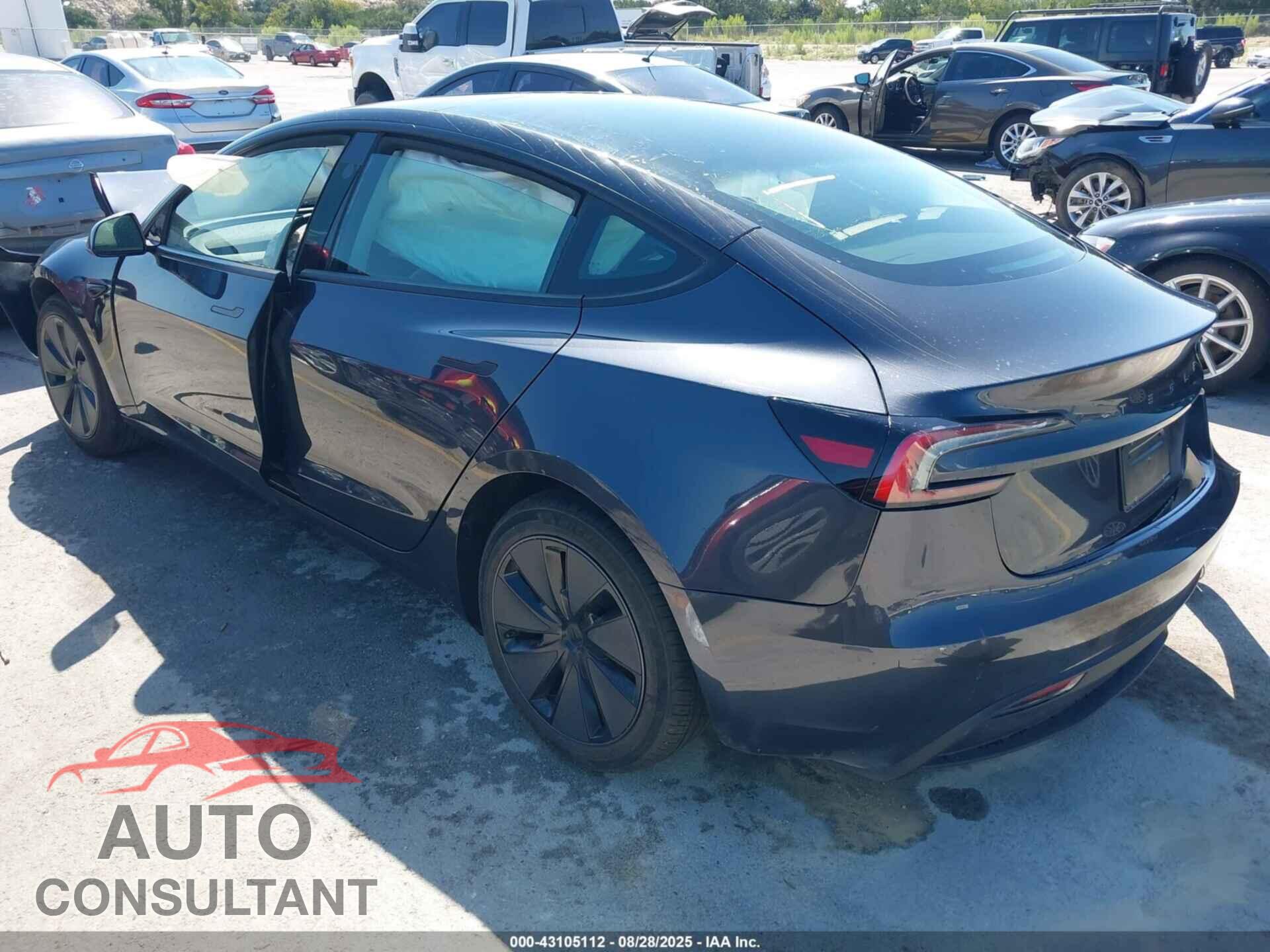 TESLA MODEL 3 2025 - 5YJ3E1EA0SF037334
