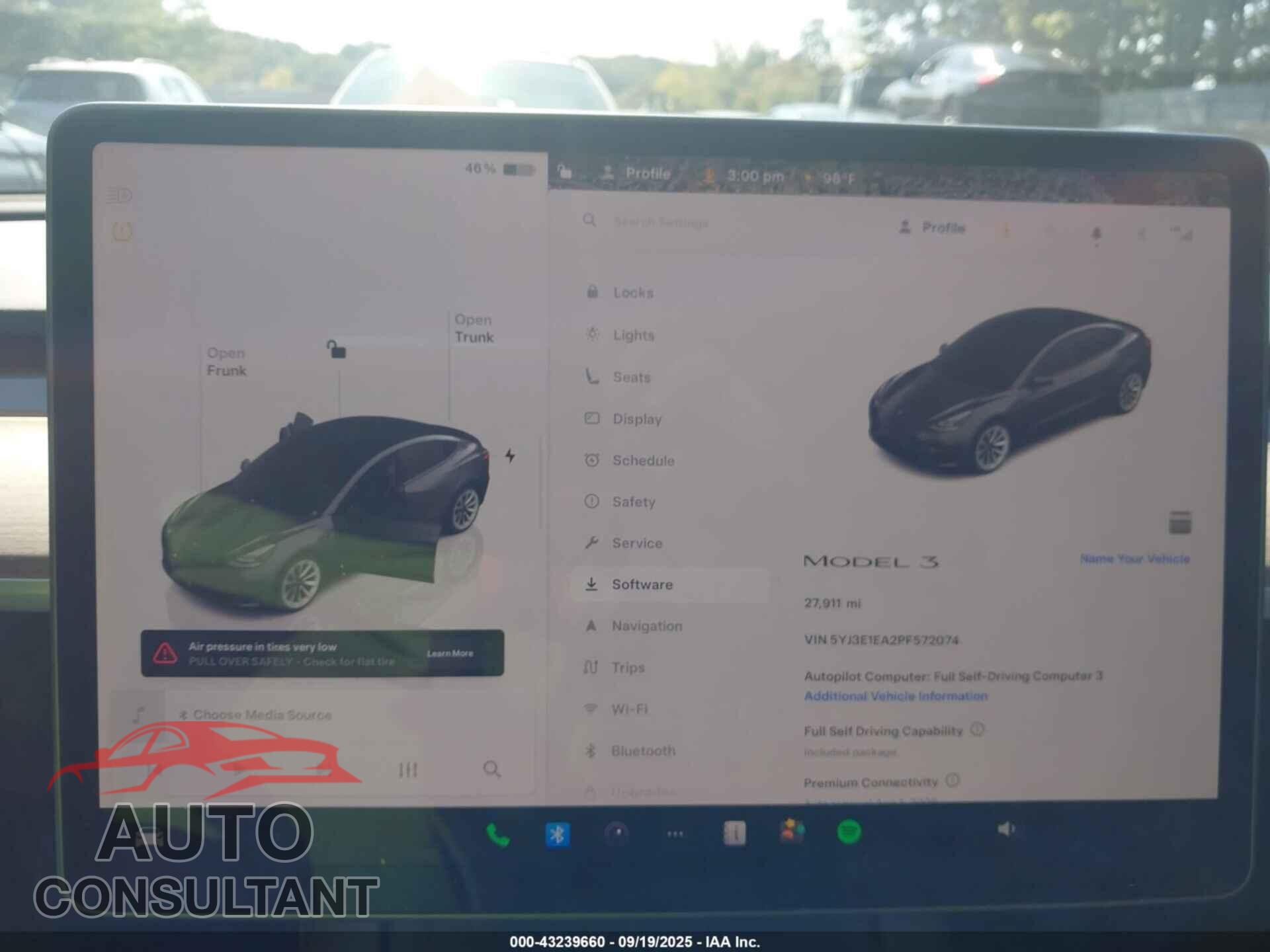 TESLA MODEL 3 2023 - 5YJ3E1EA2PF572074