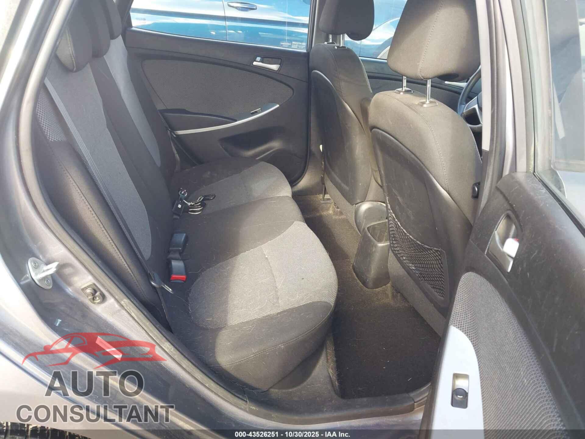 HYUNDAI ACCENT 2014 - KMHCT5AEXEU178389