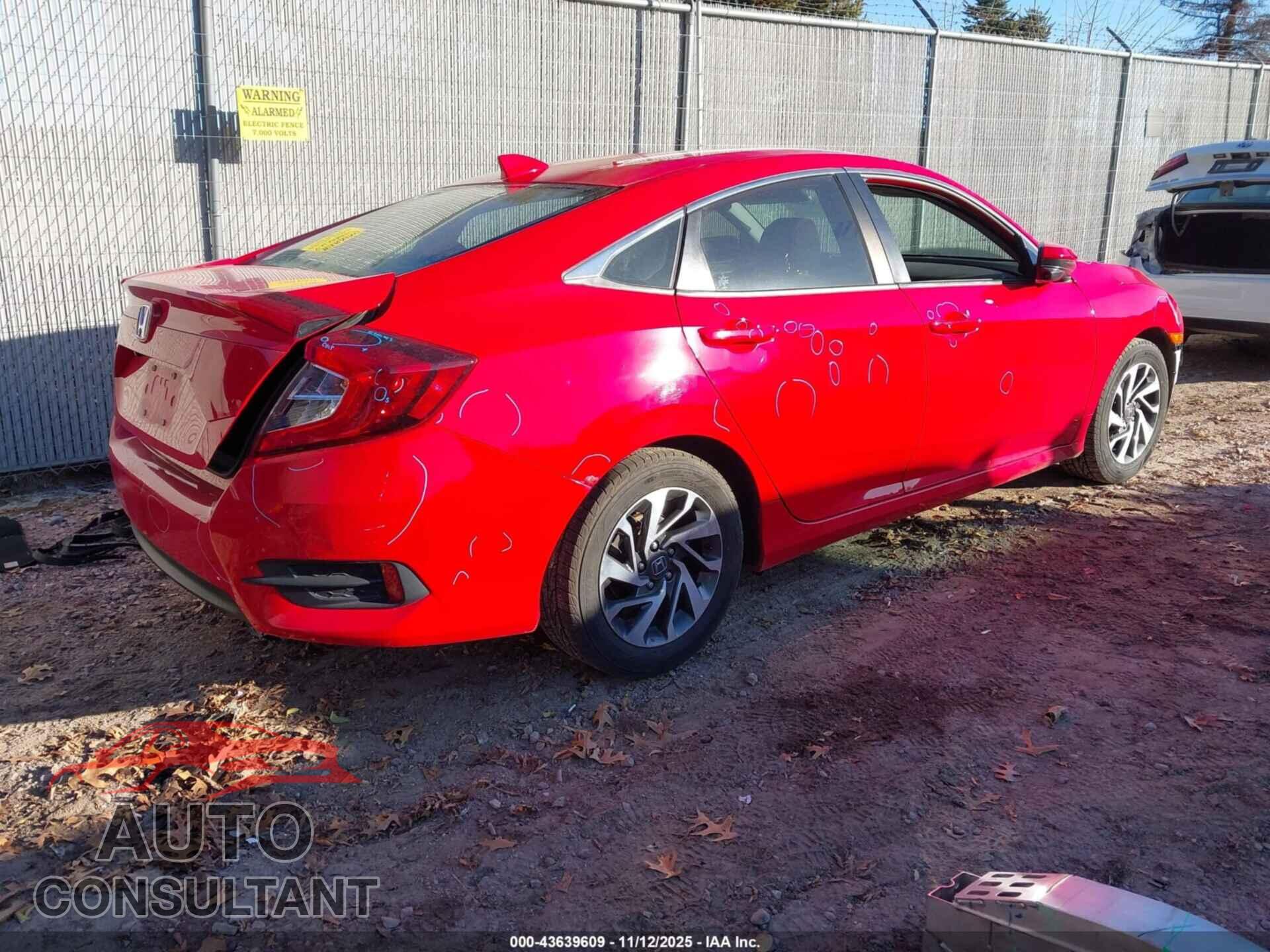 HONDA CIVIC 2017 - 2HGFC2F71HH520816