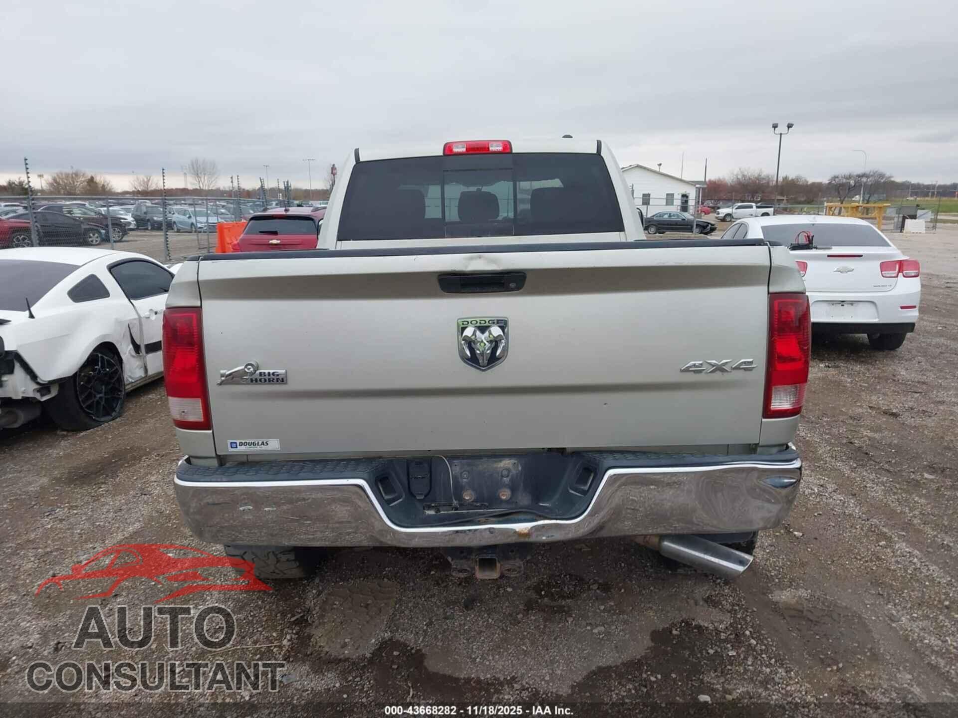 DODGE RAM 2500 2010 - 3D7TT2CTXAG180256