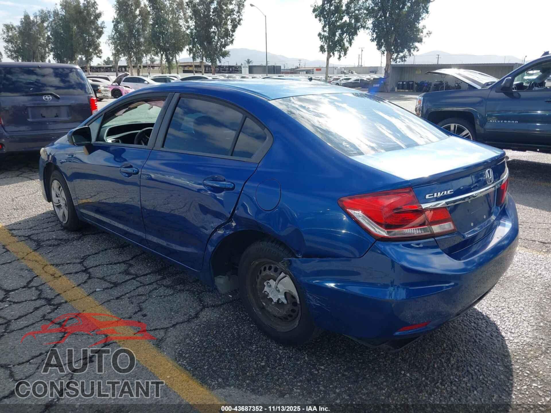 HONDA CIVIC 2014 - 19XFB2F59EE209609