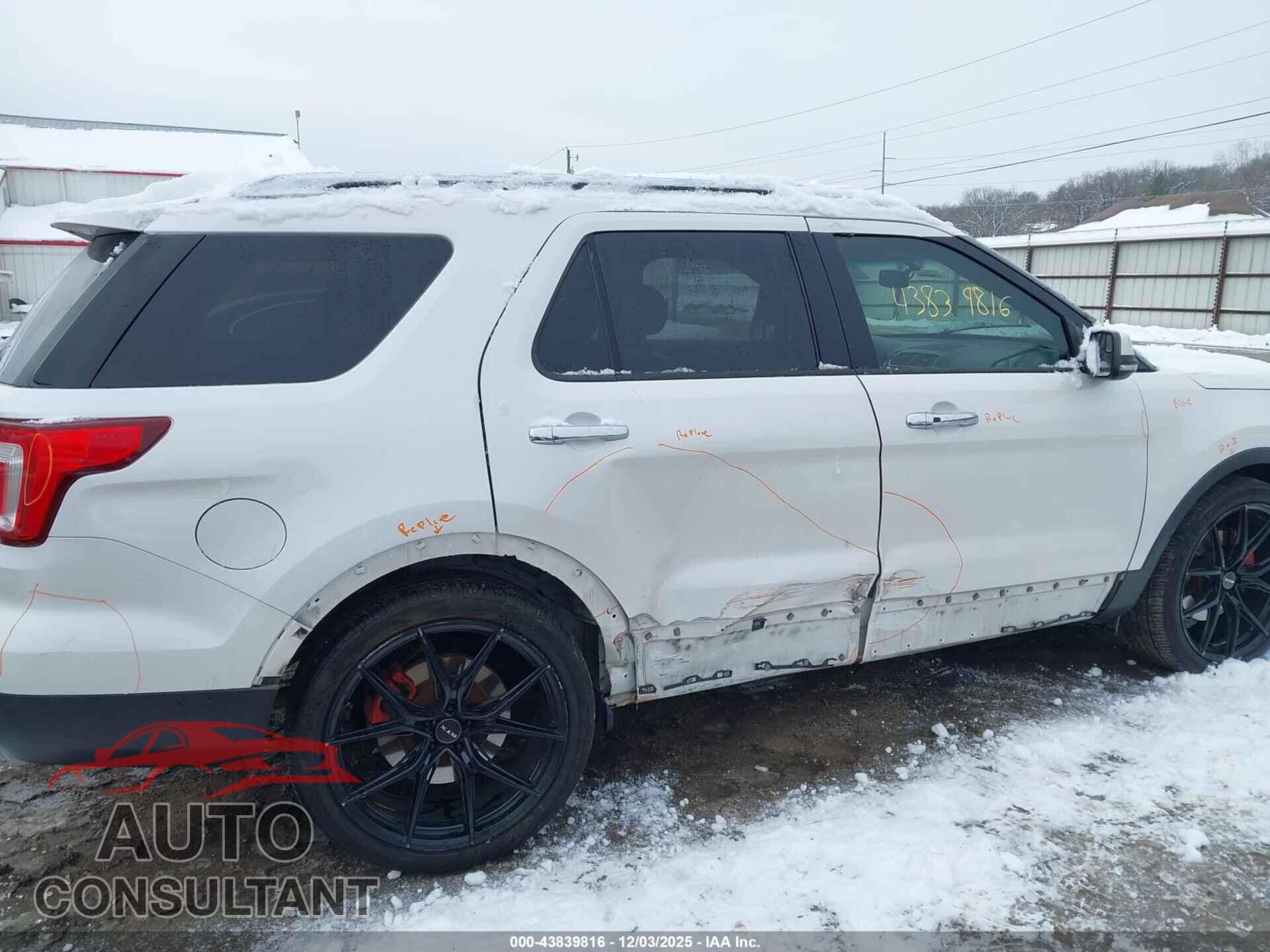 FORD EXPLORER 2016 - 1FM5K7F86GGB32005
