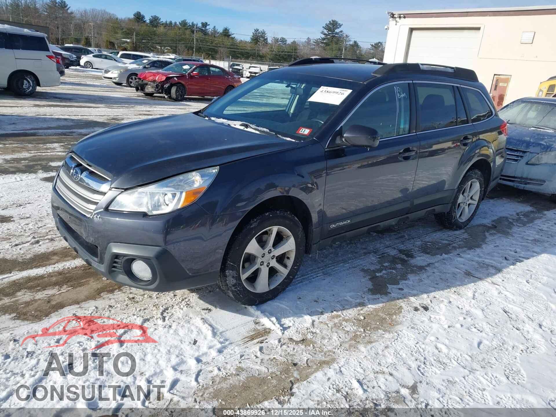 SUBARU OUTBACK 2013 - 4S4BRBCC0D3242187