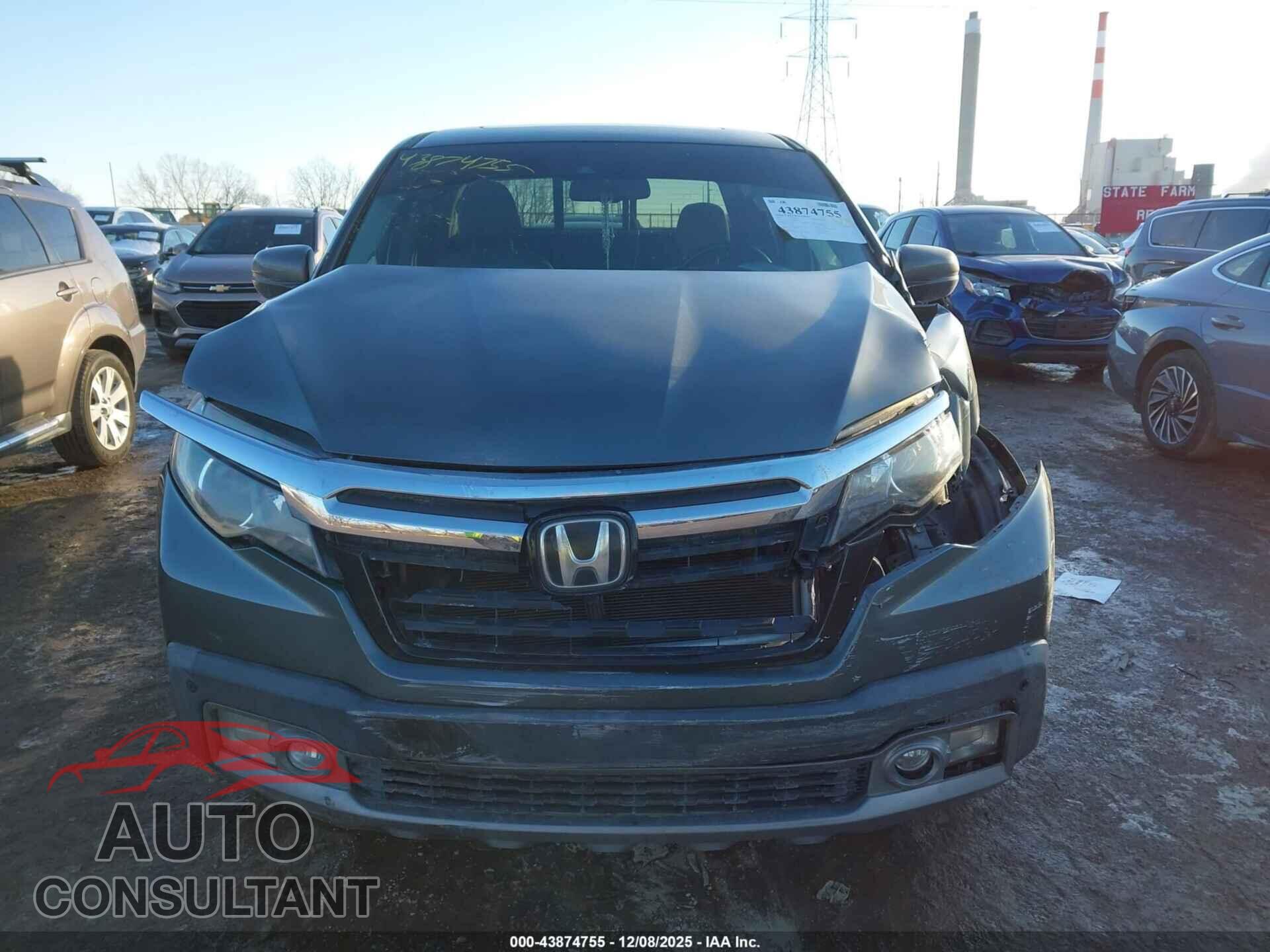 HONDA RIDGELINE 2017 - 5FPYK3F78HB002277