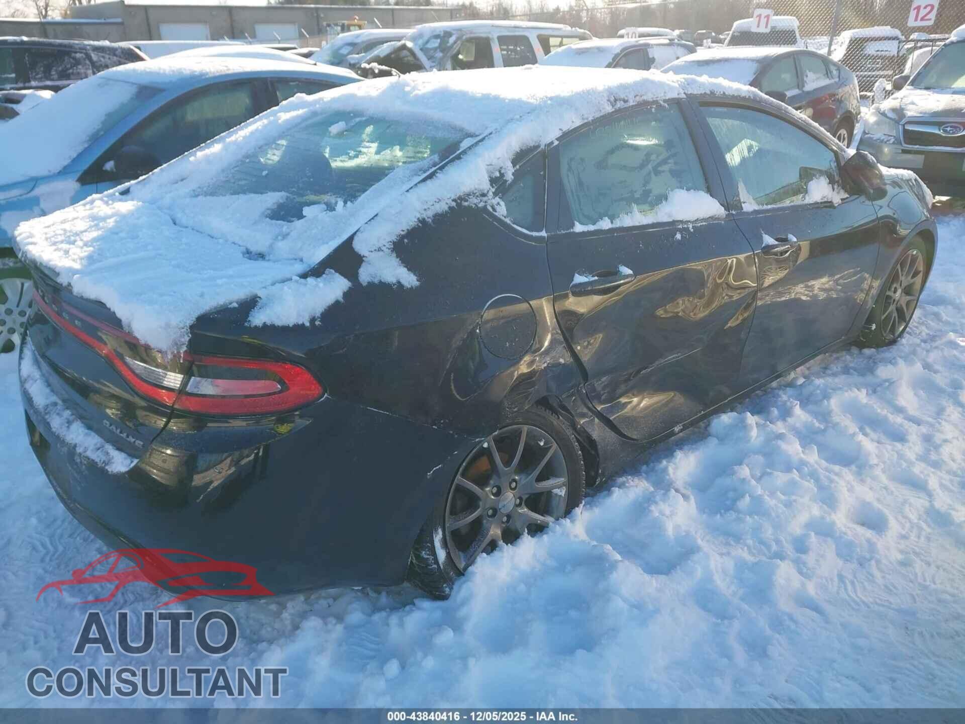 DODGE DART 2013 - 1C3CDFBA2DD194494