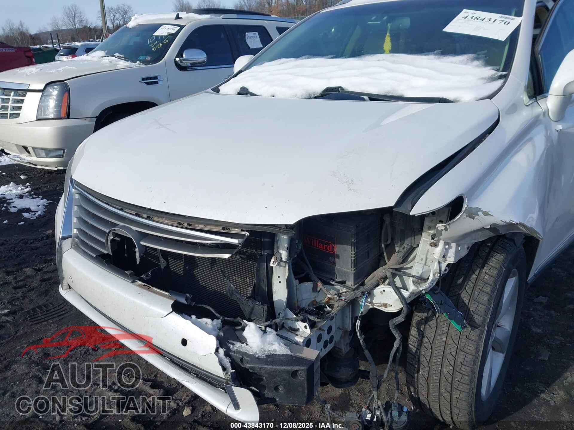 LEXUS RX 350 2013 - 2T2BK1BA9DC209551