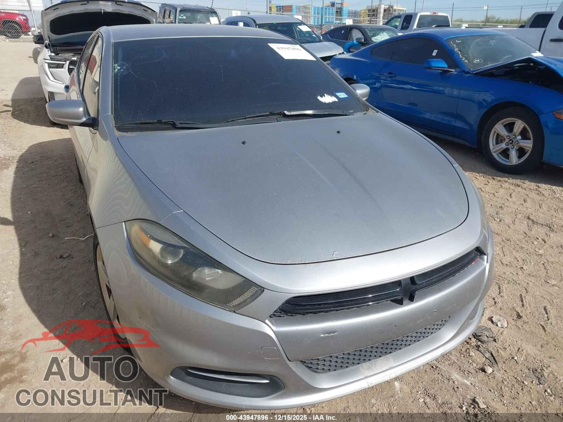 DODGE DART 2015 - 1C3CDFBB7FD406978