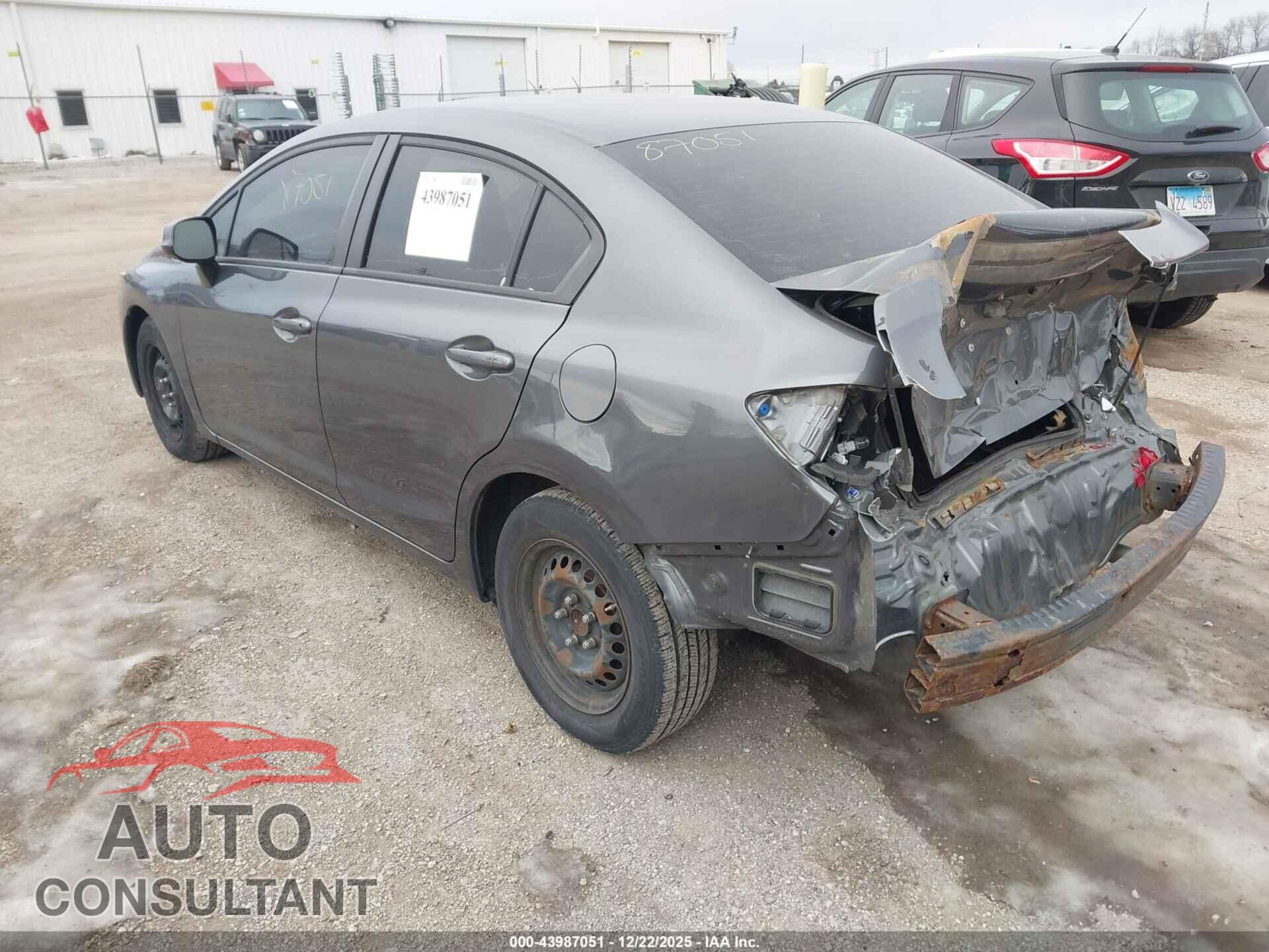HONDA CIVIC 2012 - 19XFB2F56CE019148