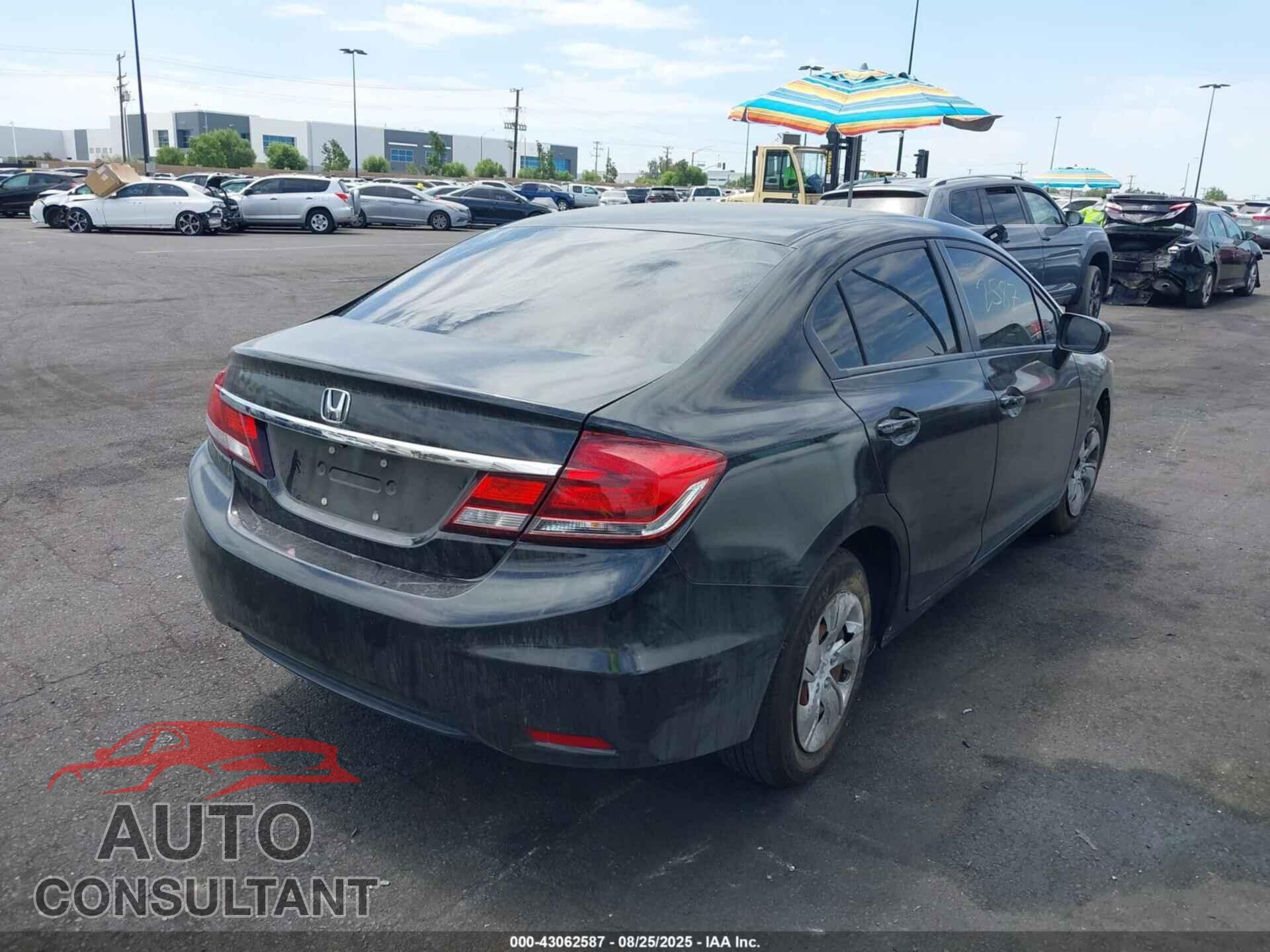 HONDA CIVIC 2014 - 2HGFB2F59EH525453