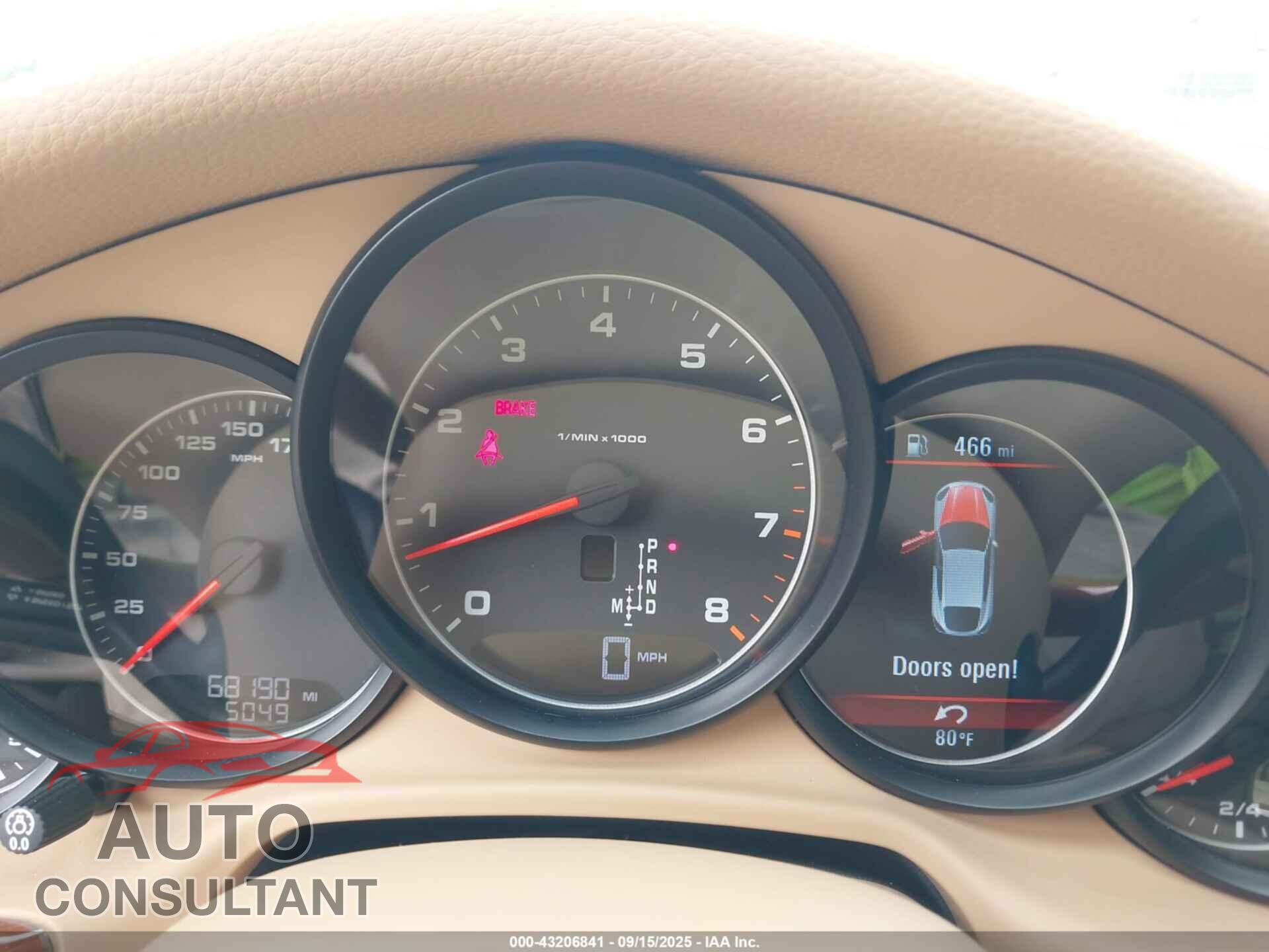 PORSCHE PANAMERA 2014 - WP0AA2A75EL008092