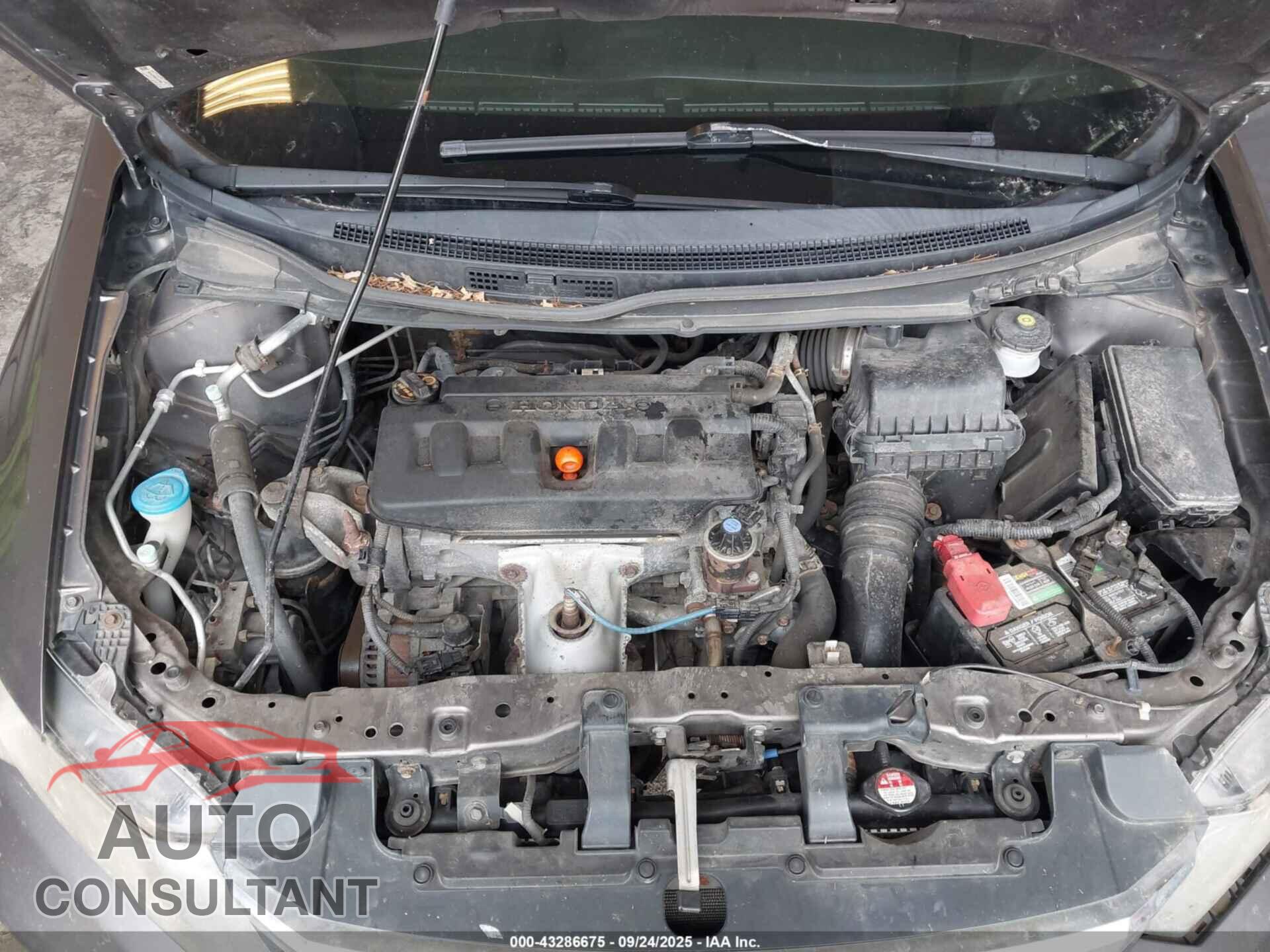 HONDA CIVIC 2012 - 19XFB2F86CE107093