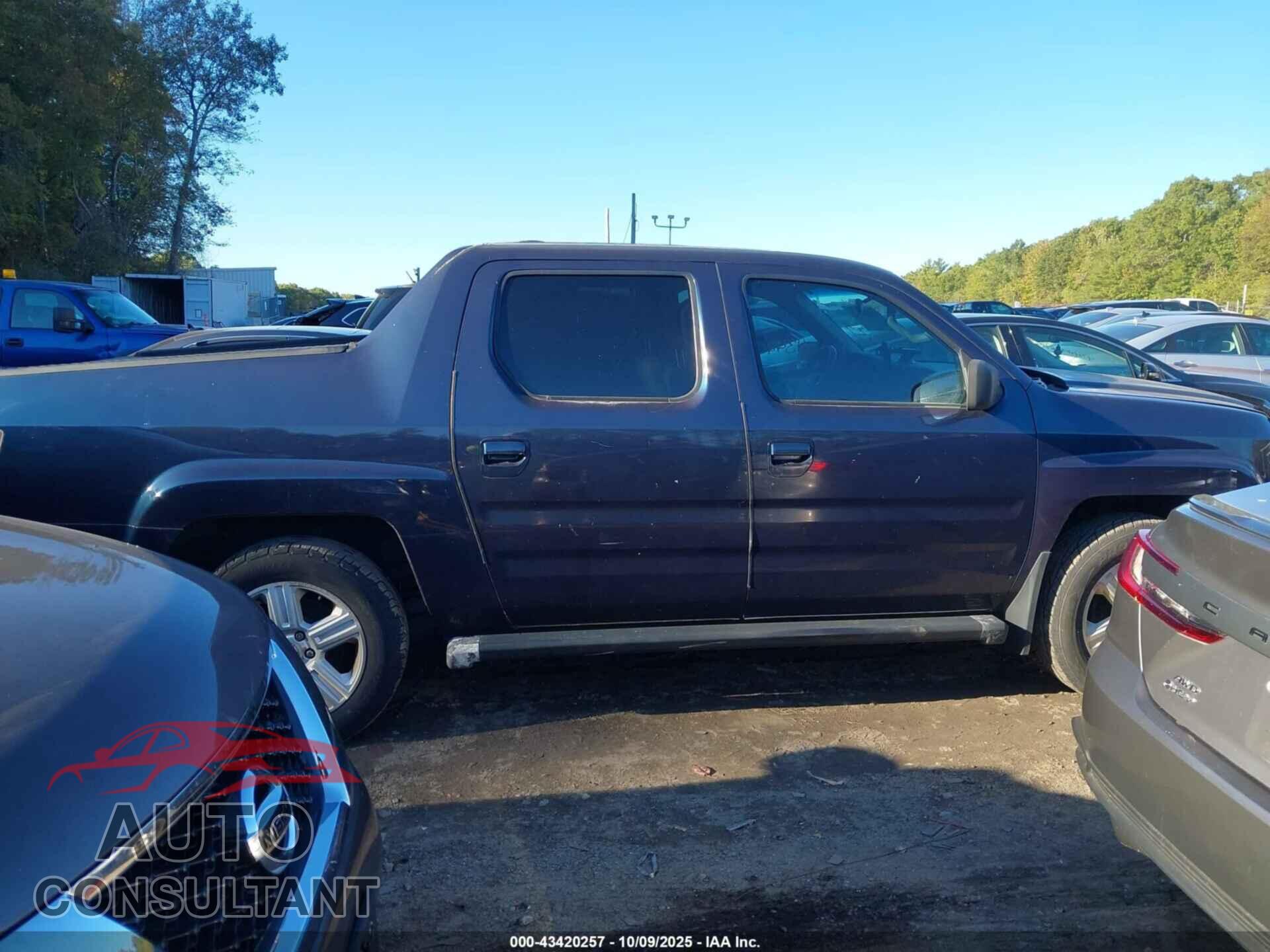 HONDA RIDGELINE 2011 - 5FPYK1F53BB002293