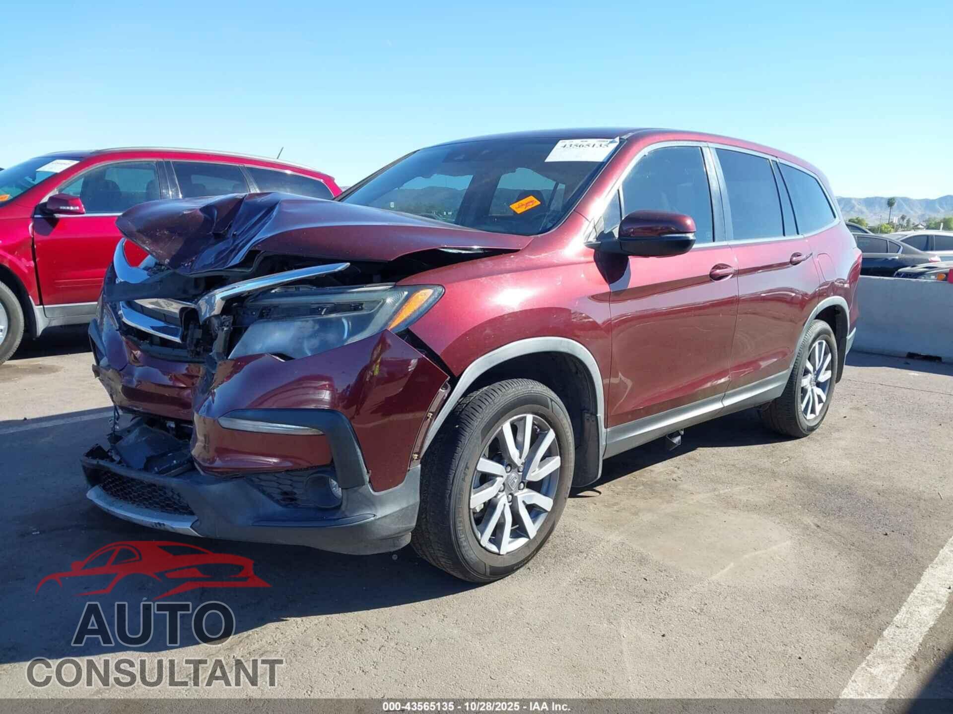 HONDA PILOT 2019 - 5FNYF5H36KB045672