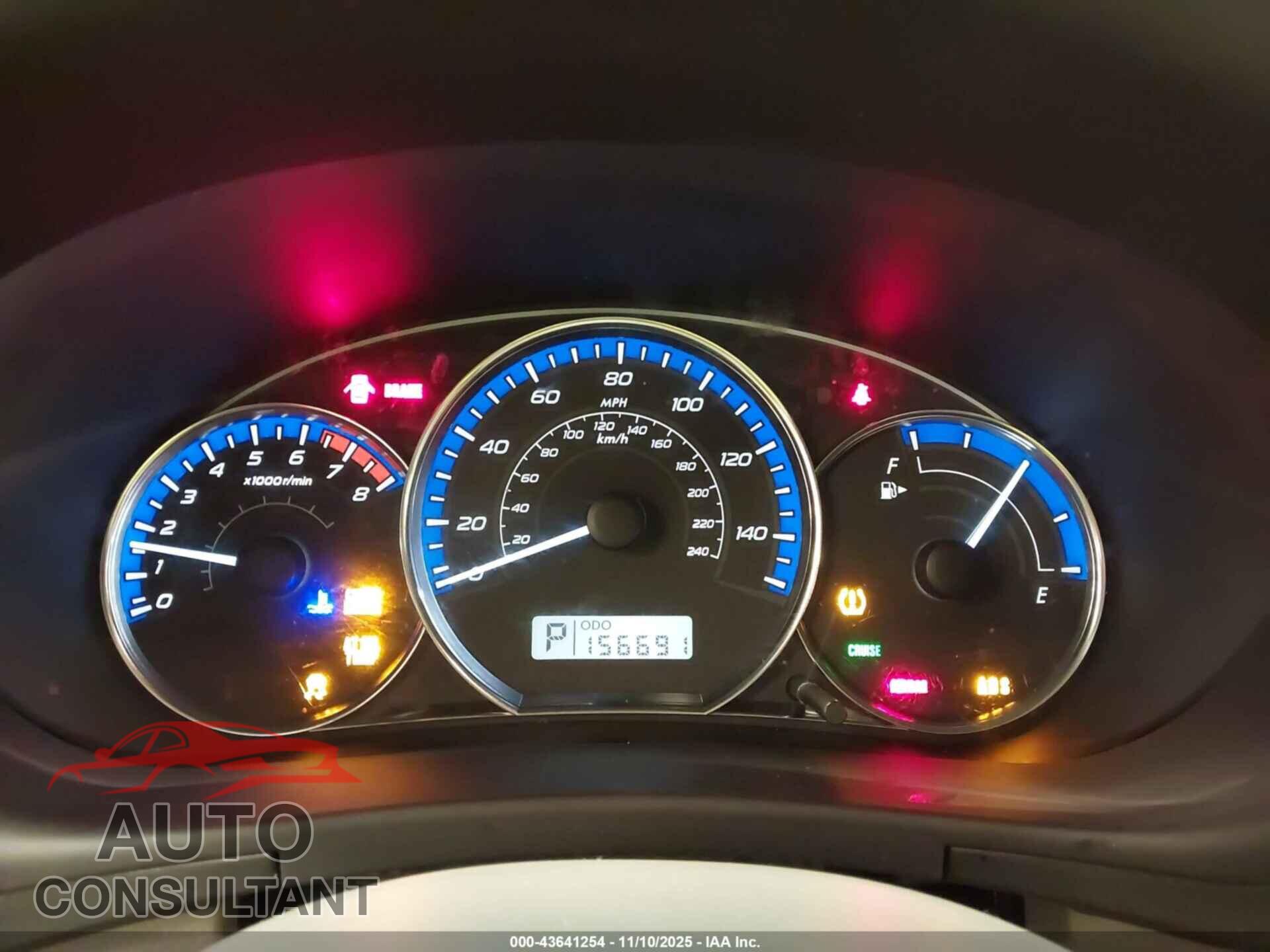 SUBARU FORESTER 2012 - JF2SHAEC6CH410285