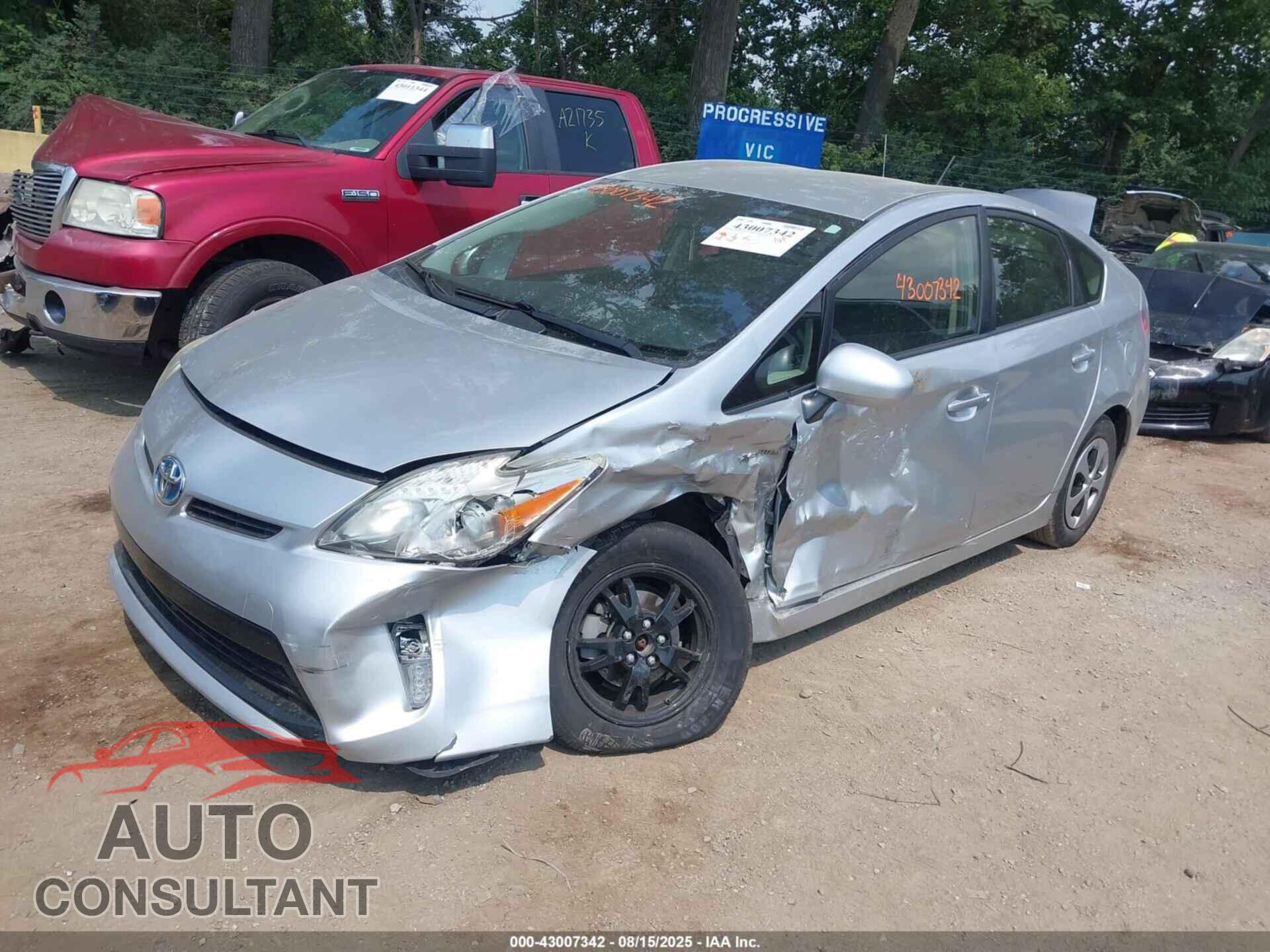 TOYOTA PRIUS 2013 - JTDKN3DU1D5617005