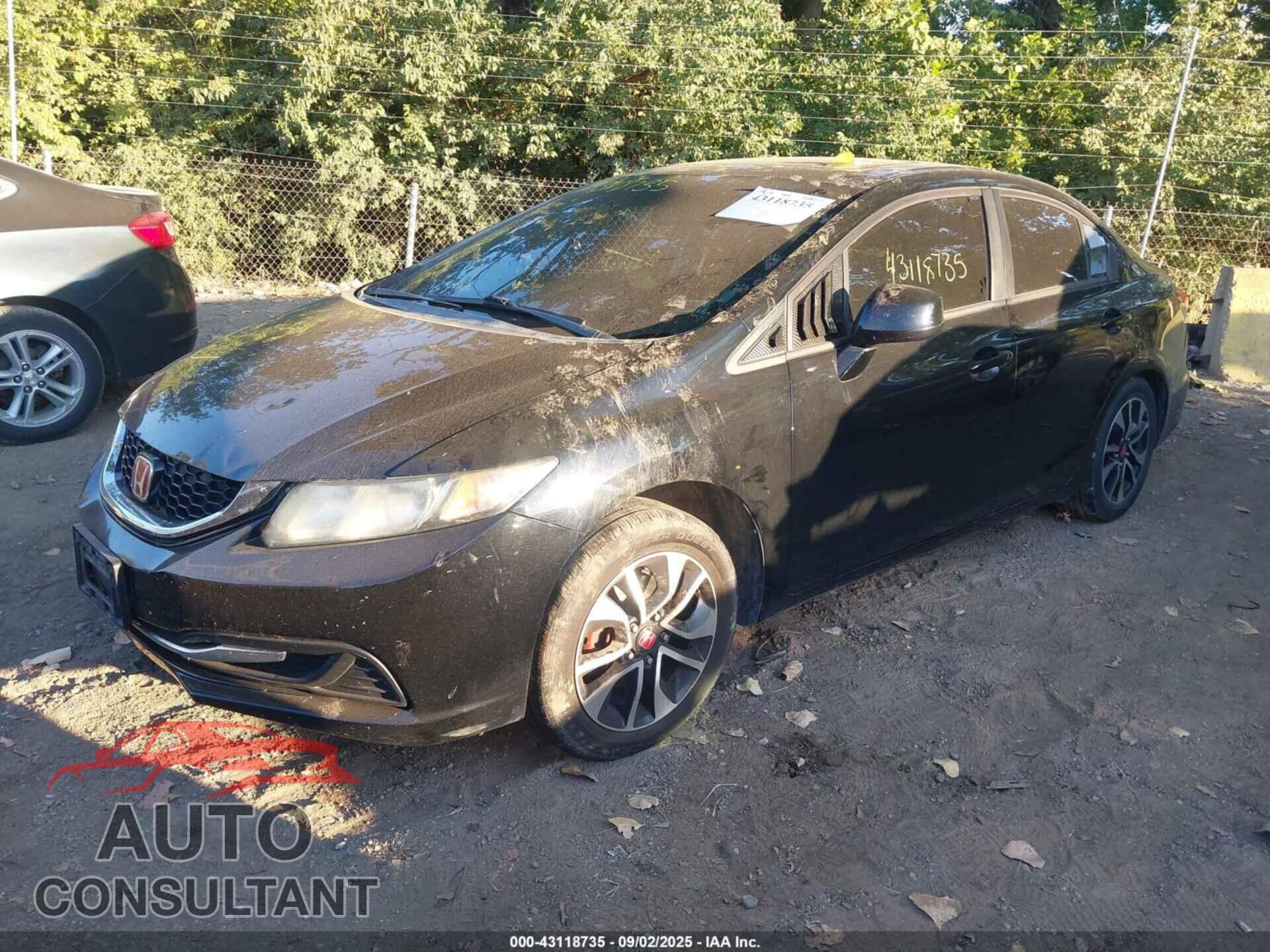 HONDA CIVIC 2013 - 19XFB2F82DE061831