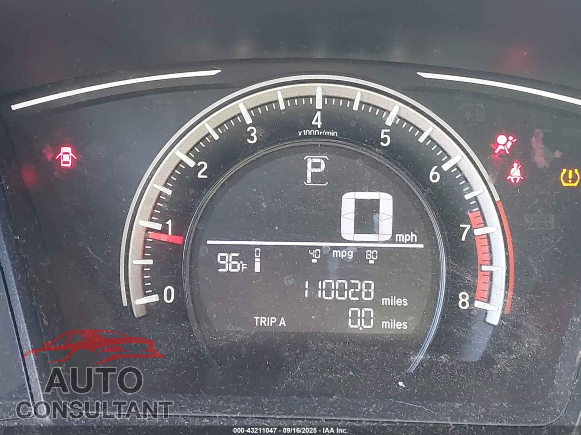 HONDA CIVIC 2017 - 2HGFC2F57HH569968