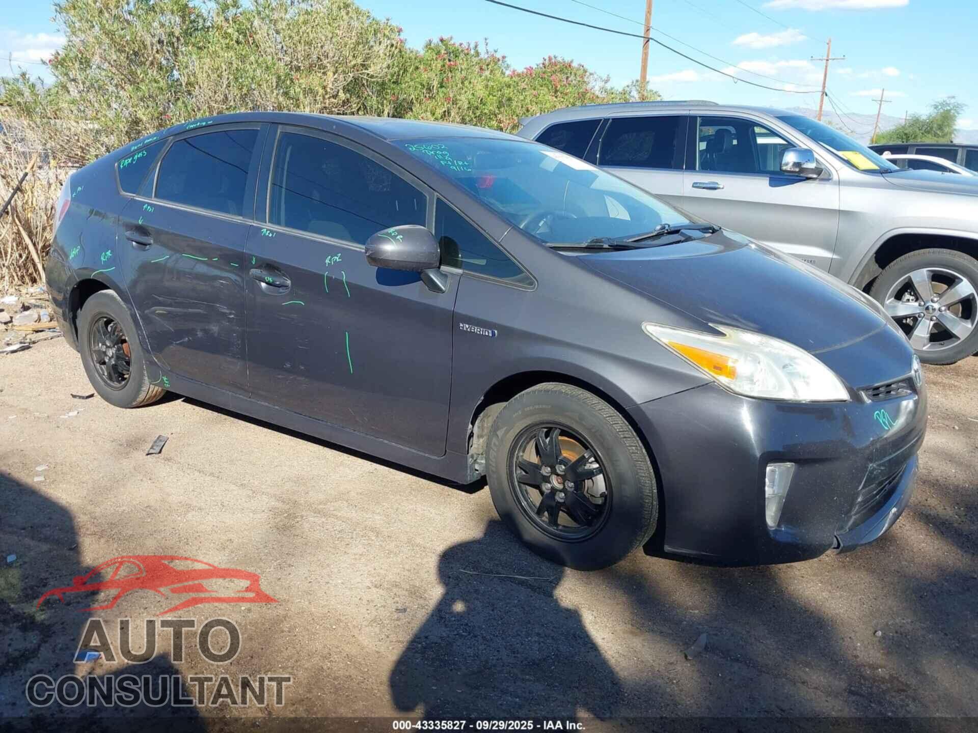 TOYOTA PRIUS 2012 - JTDKN3DU6C1483761