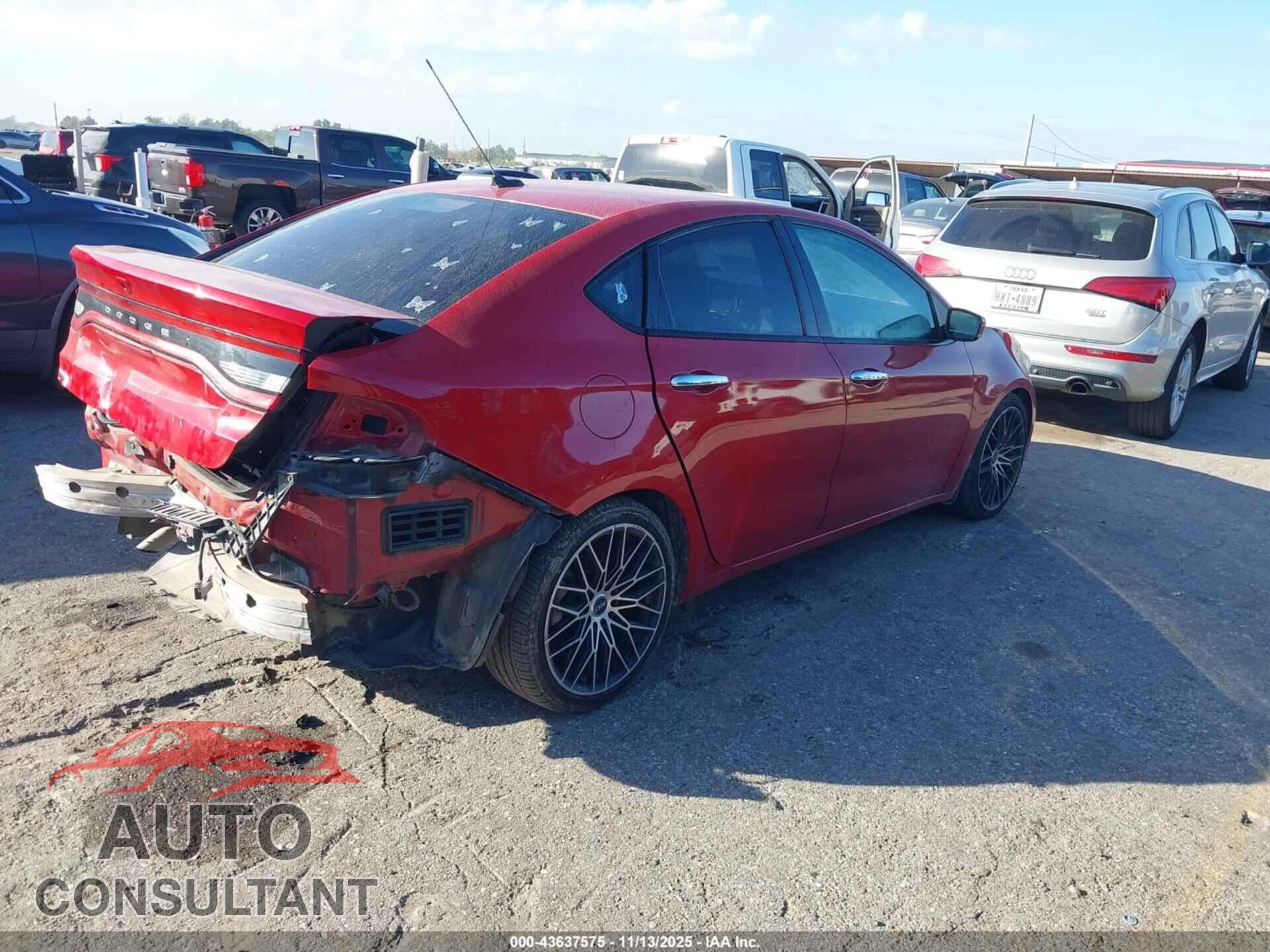 DODGE DART 2014 - 1C3CDFCB7ED719767