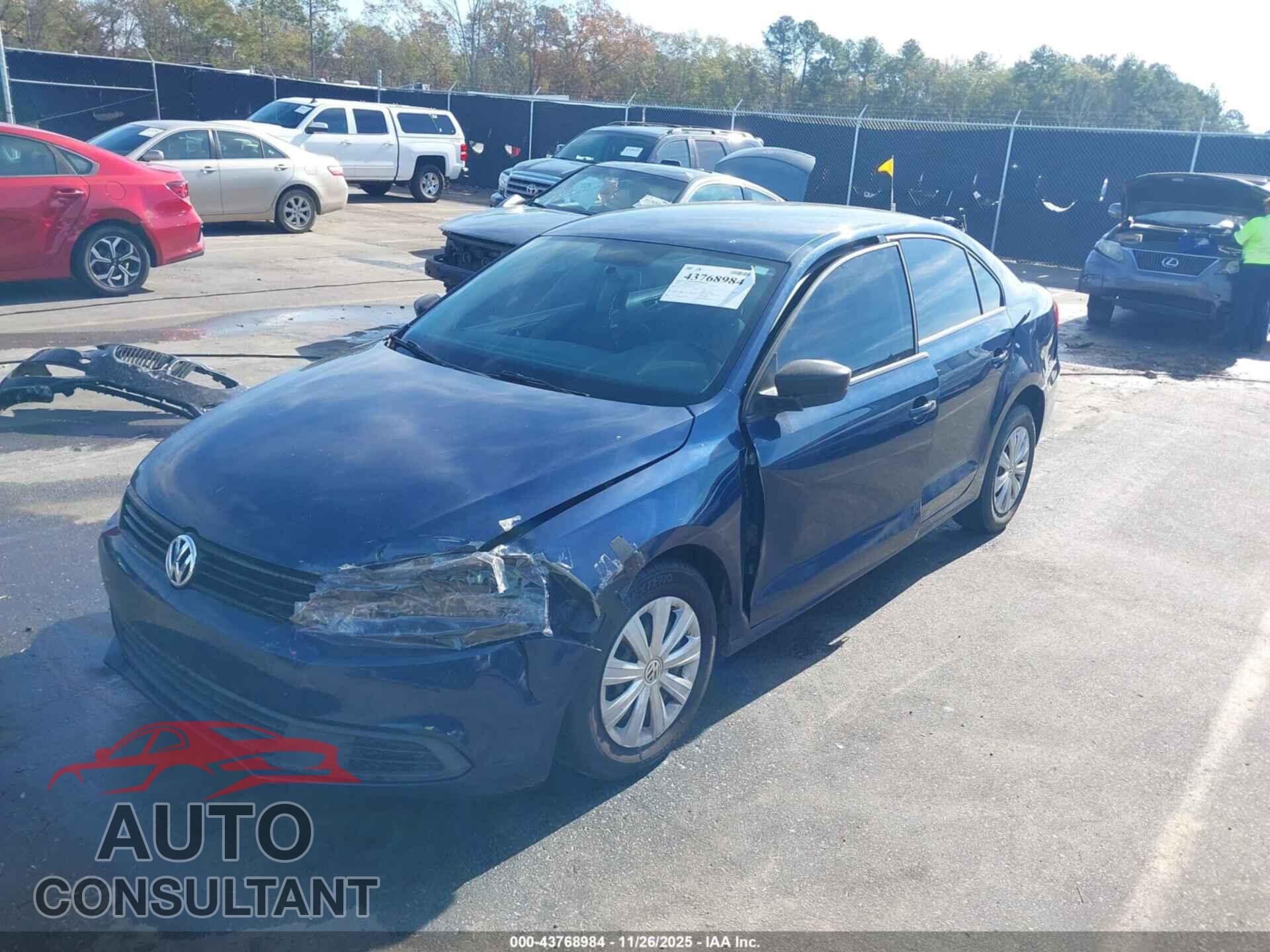 VOLKSWAGEN JETTA 2013 - 3VW2K7AJ1DM281146
