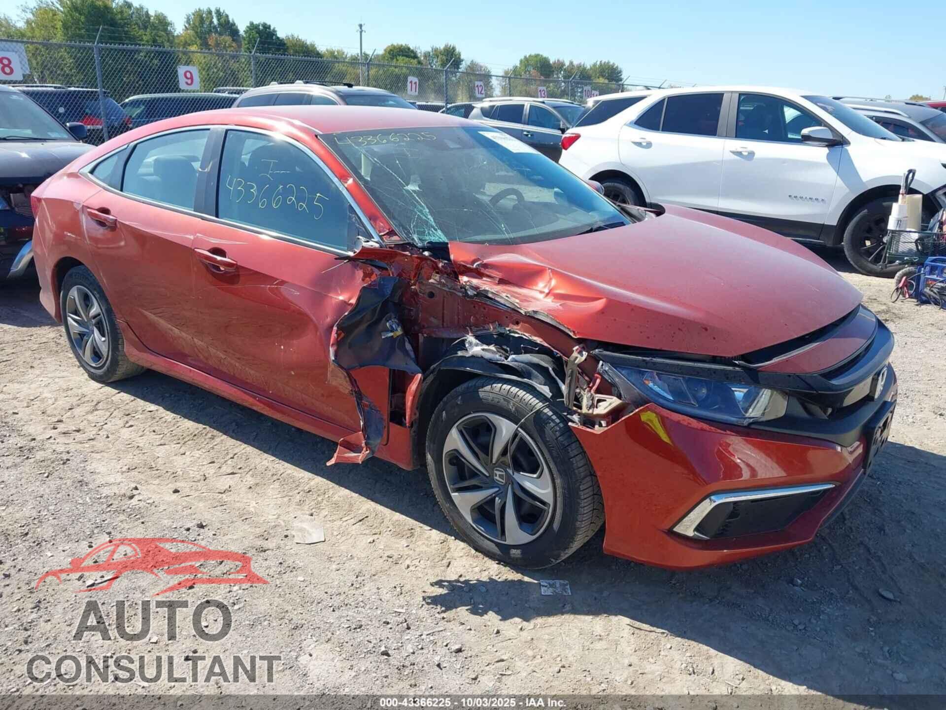 HONDA CIVIC 2019 - 2HGFC2F60KH527612