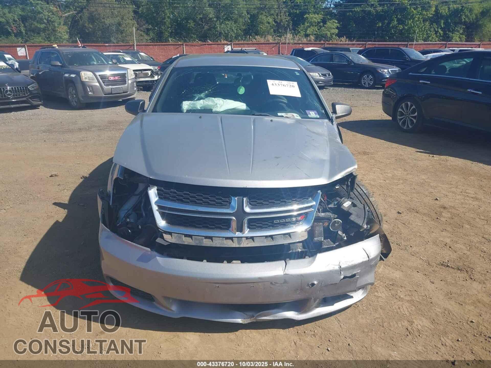 DODGE AVENGER 2013 - 1C3CDZAG4DN747938