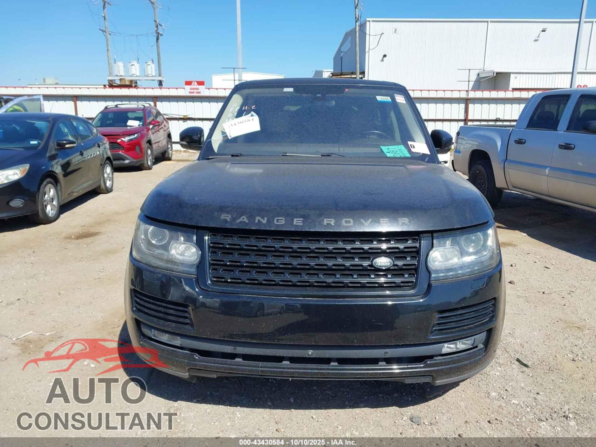 LAND ROVER RANGE ROVER 2016 - SALGS2EF2GA278803