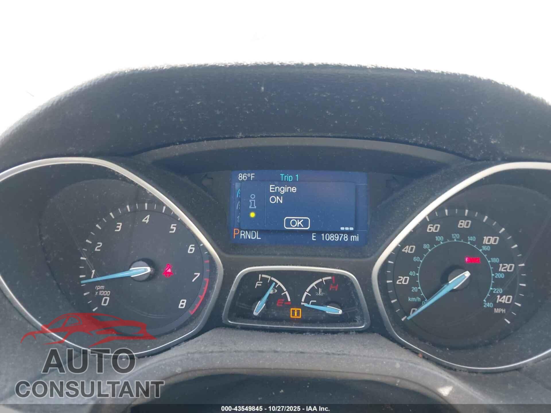 FORD FOCUS 2014 - 1FADP3F27EL210310