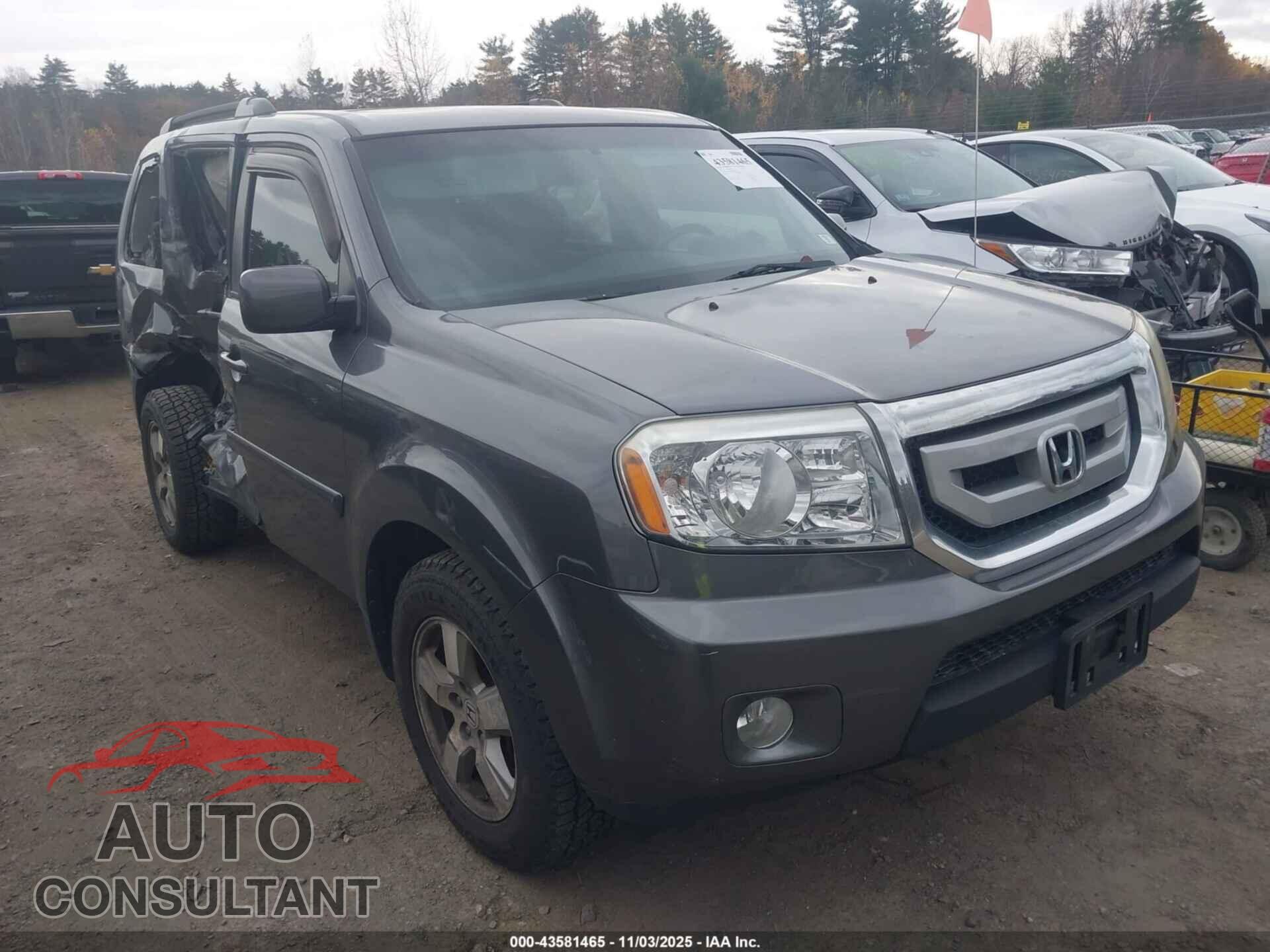 HONDA PILOT 2011 - 5FNYF4H5XBB005364