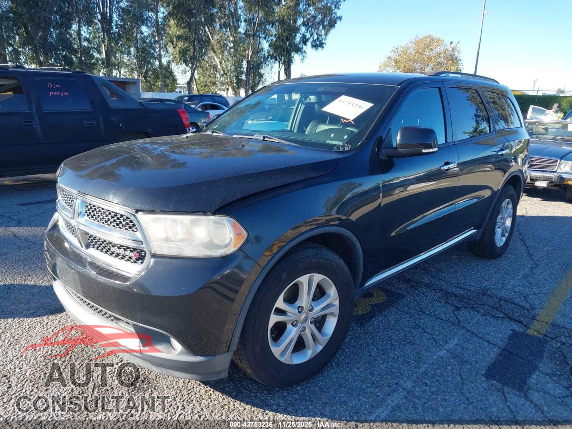DODGE DURANGO 2013 - 1C4RDHDG2DC664290
