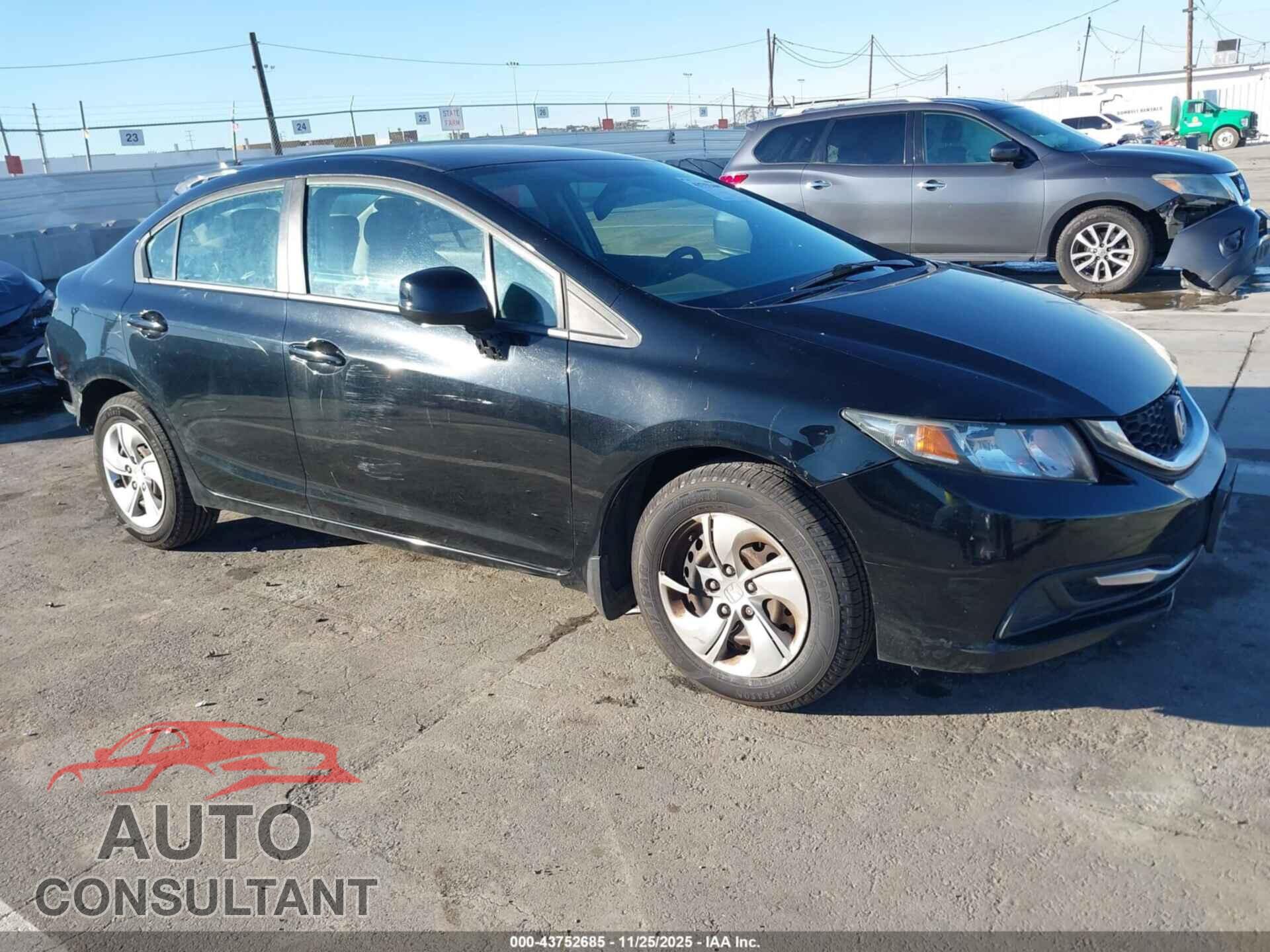 HONDA CIVIC 2013 - 19XFB2F59DE211505