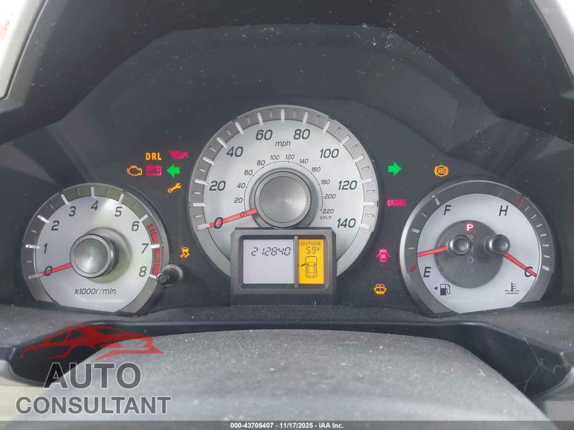HONDA PILOT 2012 - 5FNYF4H76CB005347