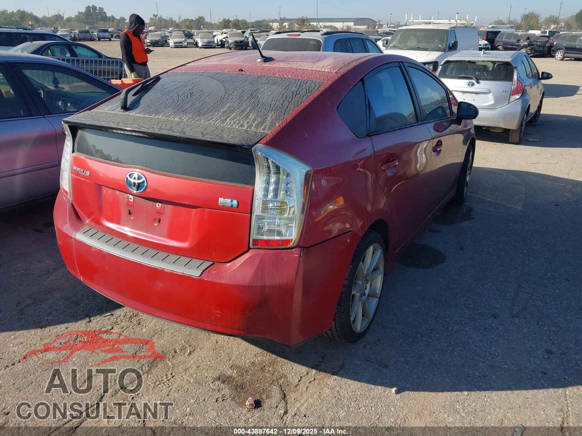 TOYOTA PRIUS 2010 - JTDKN3DU8A0127847