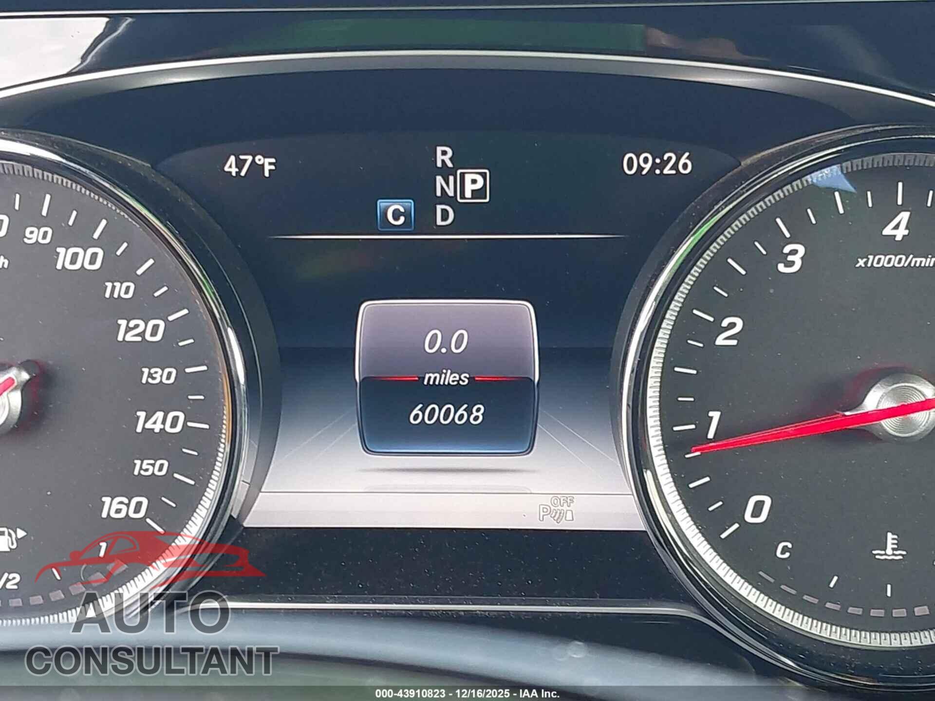 MERCEDES-BENZ E 300 2017 - WDDZF4JB1HA046722