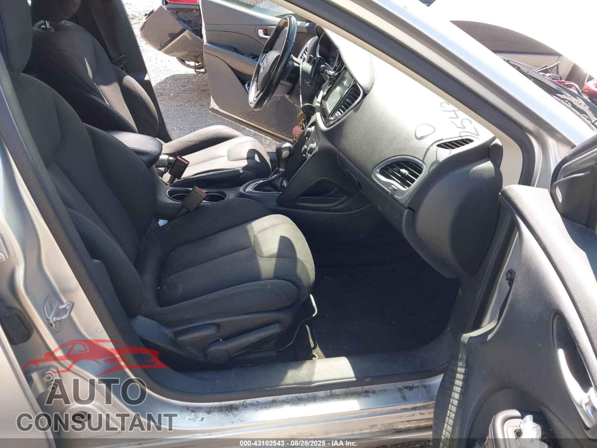 DODGE DART 2013 - 1C3CDFBA4DD298629