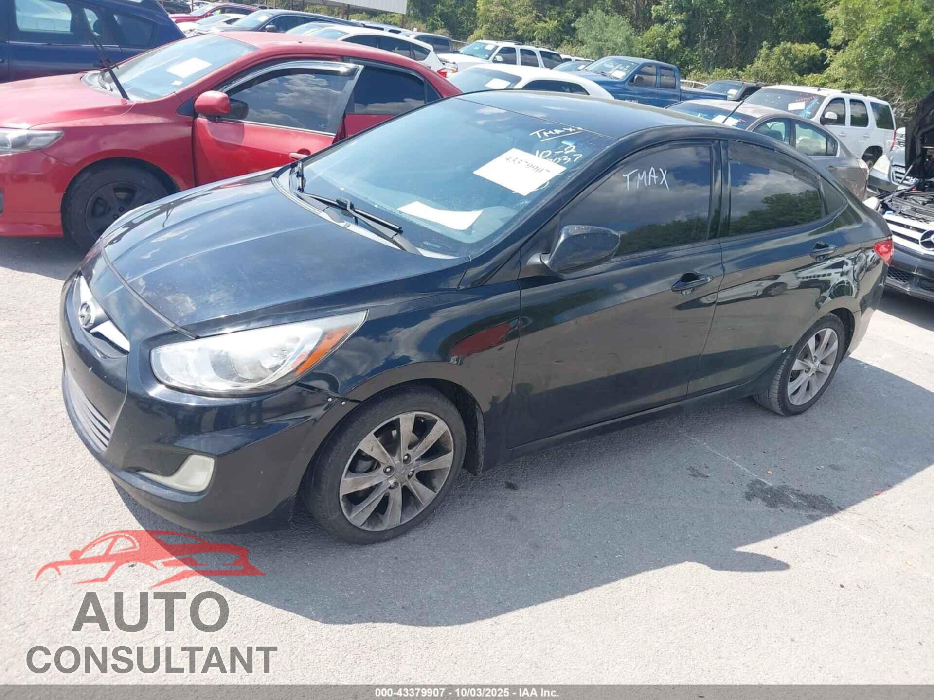 HYUNDAI ACCENT 2012 - KMHCU4AE4CU057037