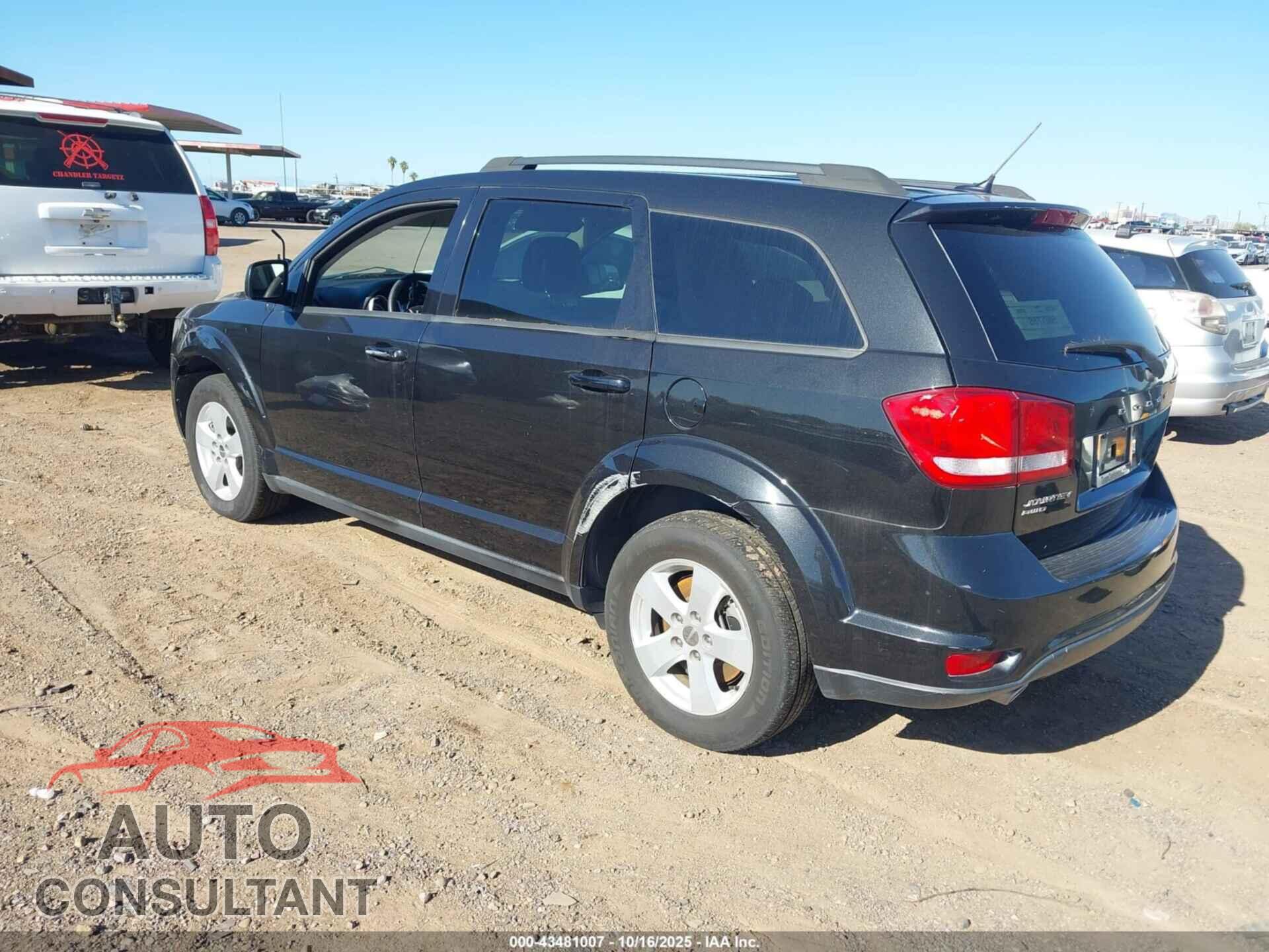 DODGE JOURNEY 2012 - 3C4PDDBG3CT300434